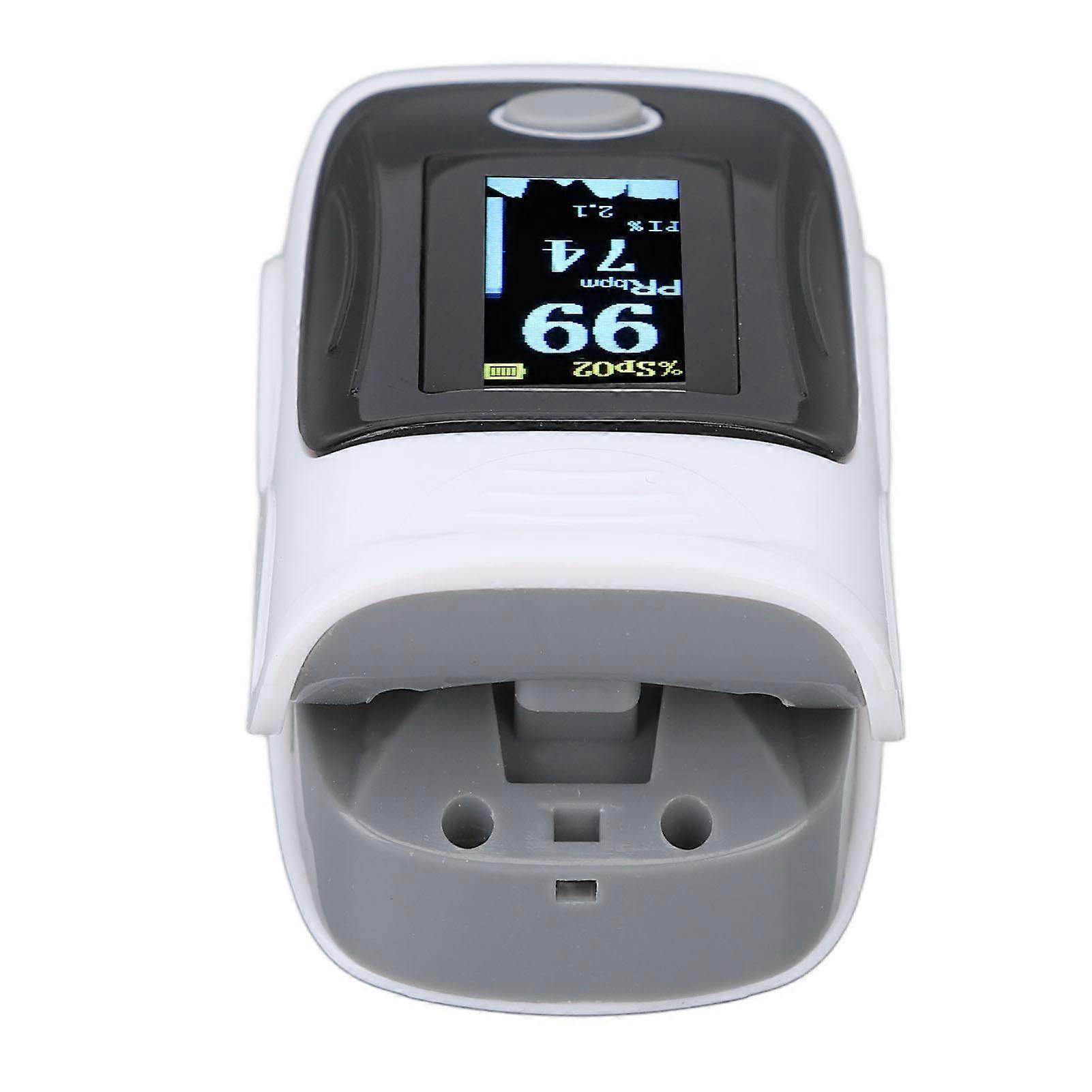 Fingertip Pulse Oximeter Clear Display Small Portable Blood Oxygen Saturation Monitor for Mountaineer Cyclist 