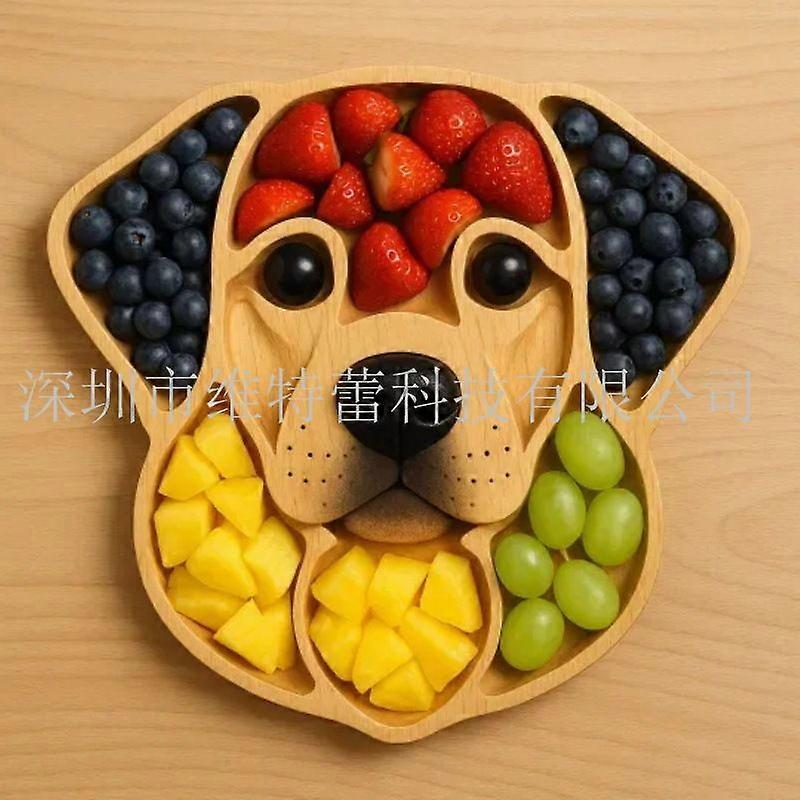 Dog Charcuterie Platter, Pet Themed Cheese Bread Board, Candy Dish Bowl Platter For Party Dog Face Shaped Cheese Meat Charcuterie For Birthday Spring