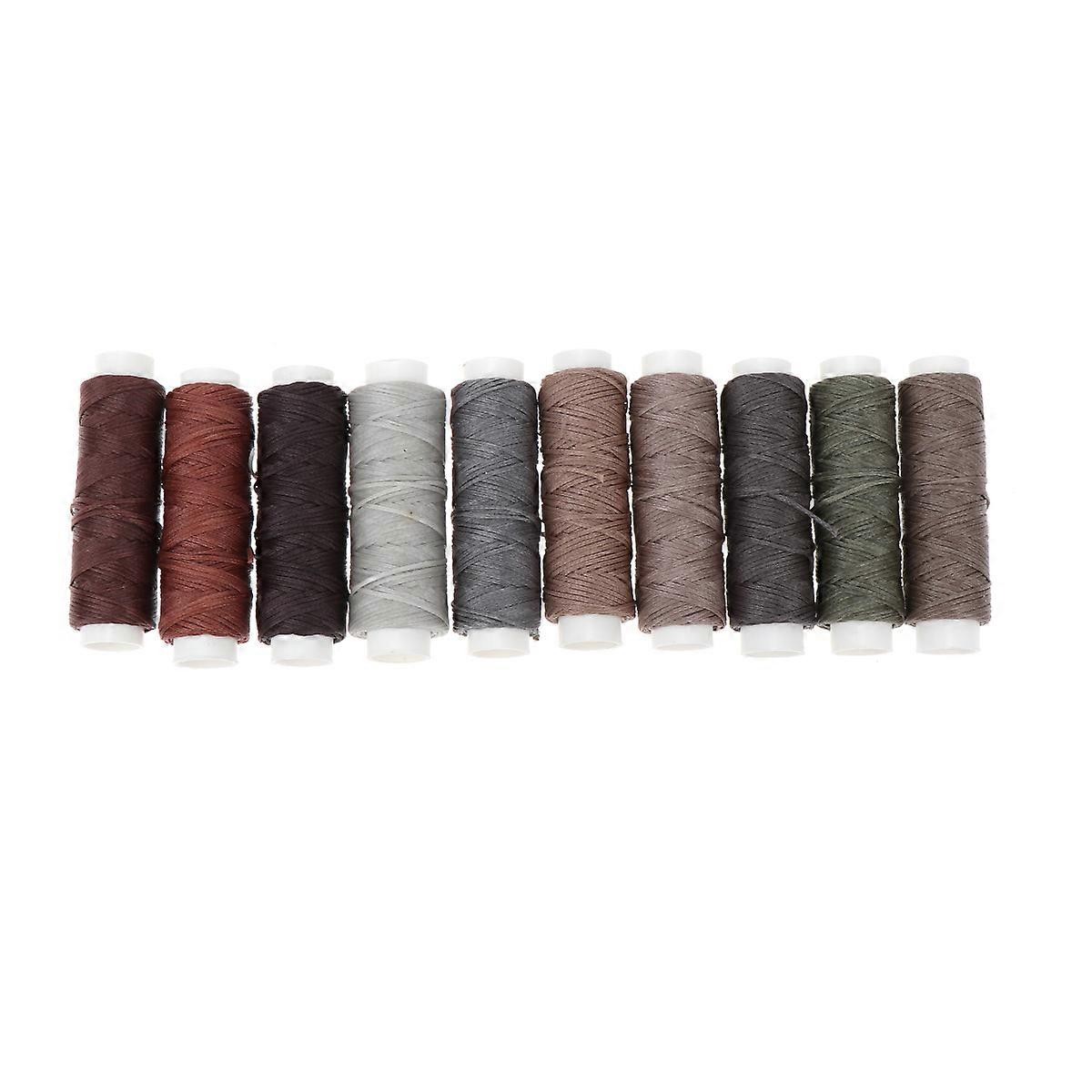 Waxed Polyester Thread for Sewing Use Assorted Color 0.8mm Ideal for Projects and DIY Crafts