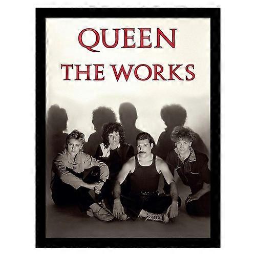 Queen The Works Framed Poster
