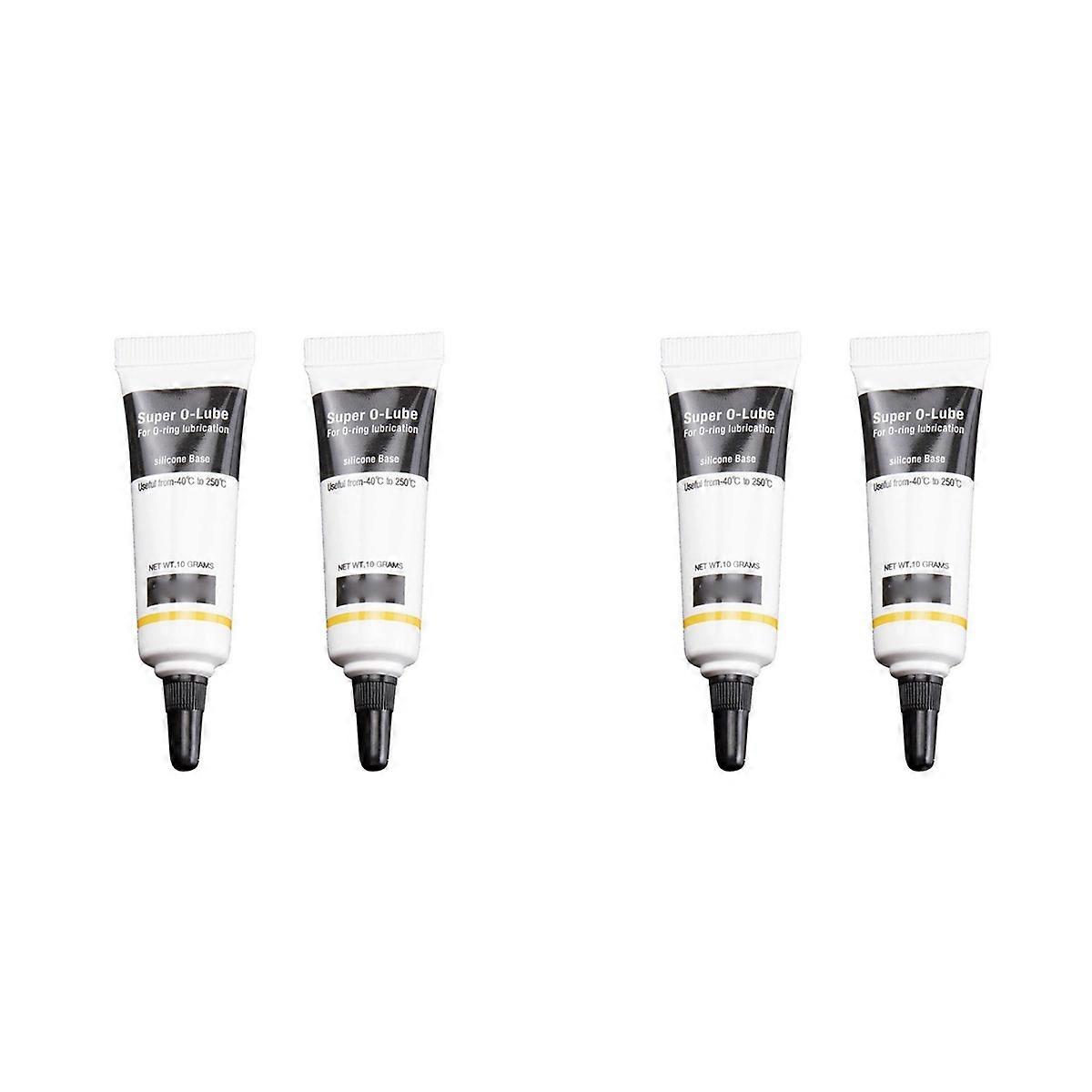4x High Grade Silicone Grease Lubricant Super O-Lube O-Ring Lubrication for O-Ring Maintenance of Aq