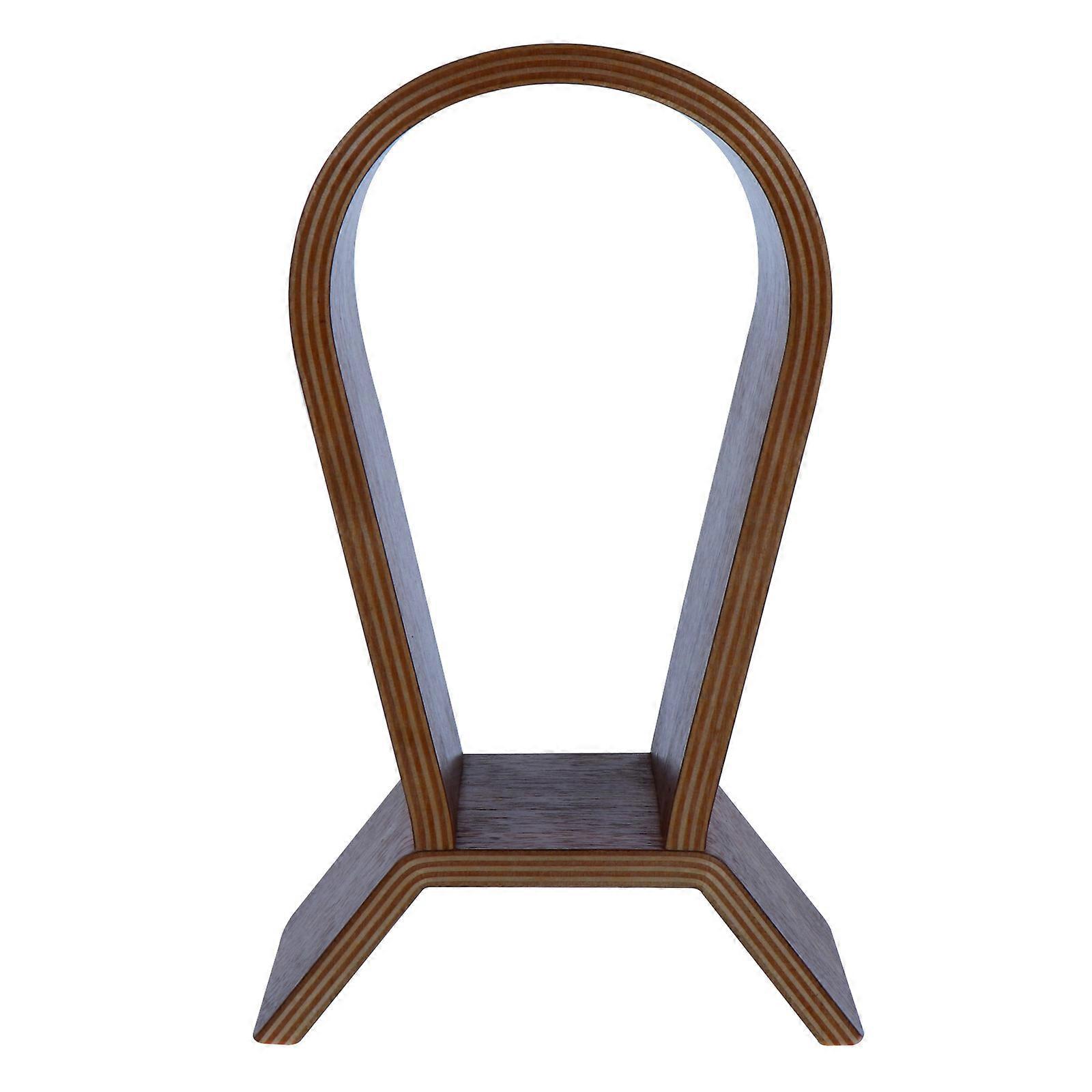 Desk Headset Stand, Elegant Wood Craftsmanship for Practical Use, Enhance Your Workspace