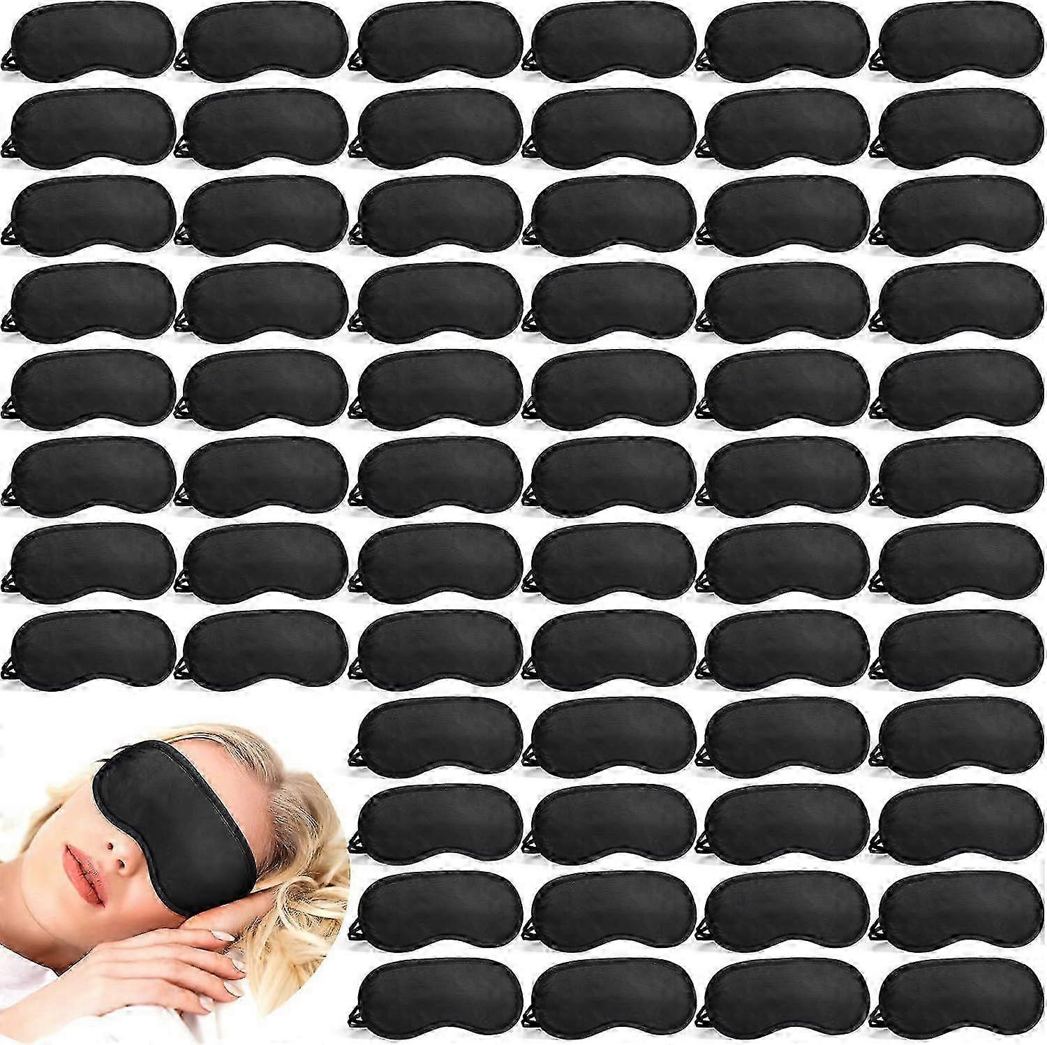 2025 Latest Model 200 Pcs Eye Mask Sleeping Blindfold Eye Cover with Adjustable Strap for Game 0619