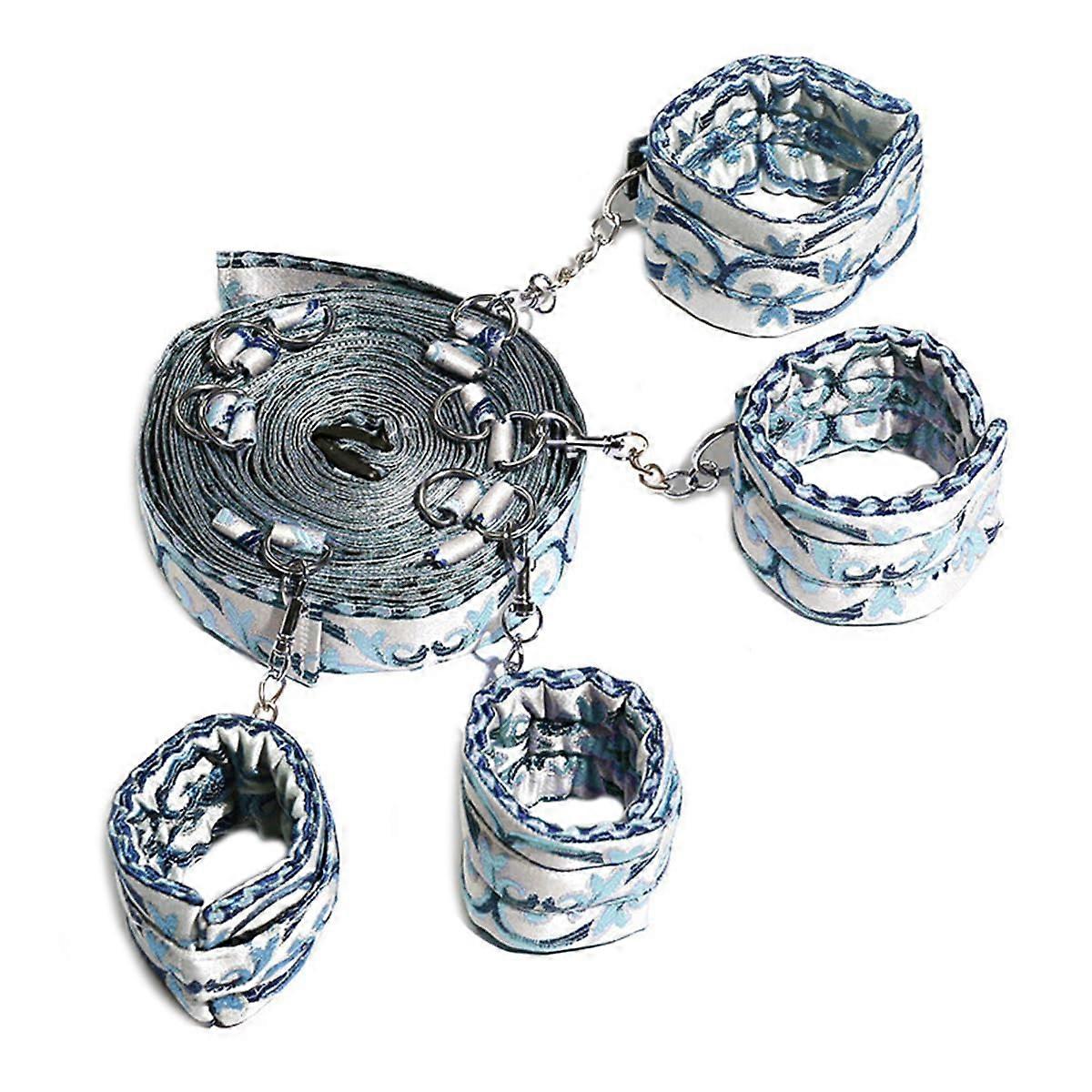 Blue Linear Stripe Yoga Bed Strap, ThanksgivingH