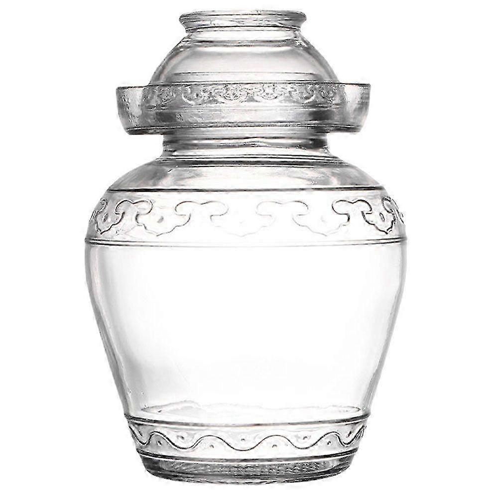 Fermentation Jar Pickle Vegetable Fermentation Tank Fermenting Pickle Clear Container