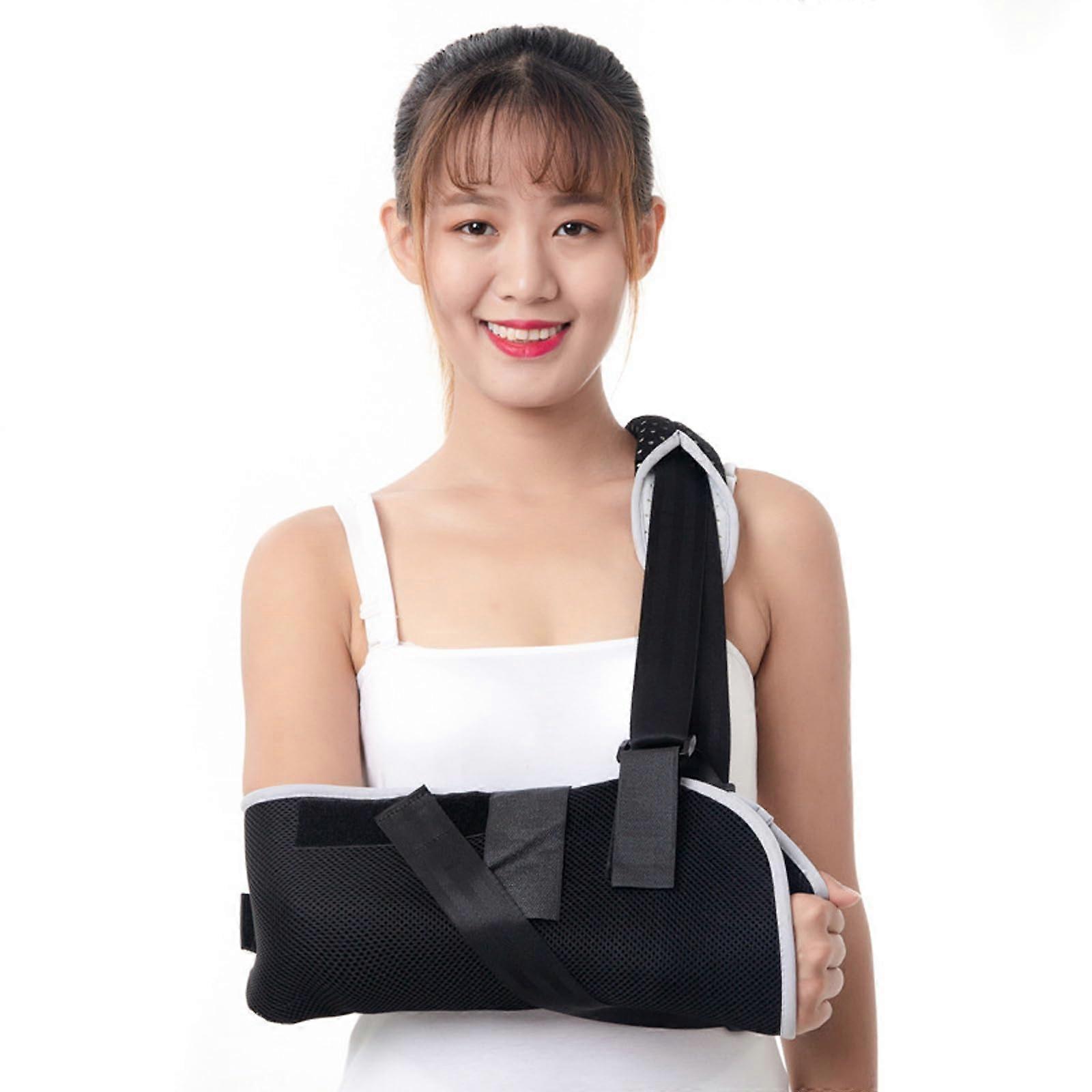 Arm Sling for Broken Bones, Adjustable Elbow Wrist Support, Universal Fit for Left and Right Arm, Men and Women