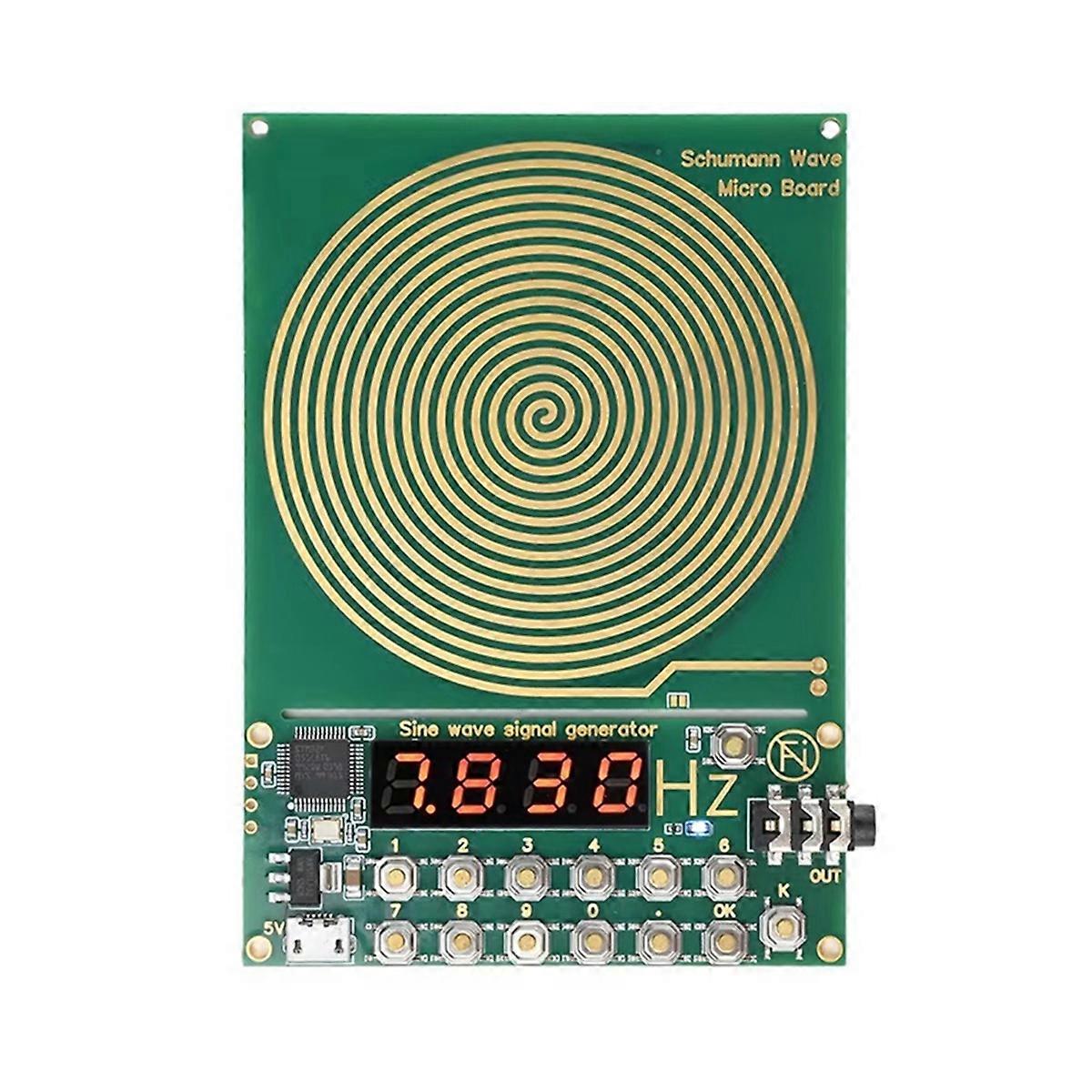 DC5V Micro-USB 0.01Hz-99999Hz Adjustable Frequency 7.83HZ Wave Generator Sine Wave Generator Withou