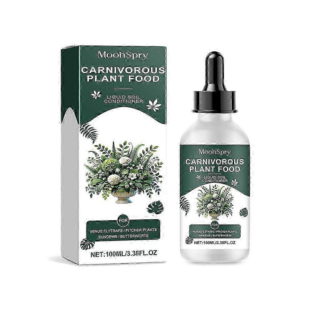 1/2/3PCS Carnivorous Plant Food, Venus Flys Trap Food Drops: Tropical Plants Liquid Fertilizer- For Carnivorous 100ml Solution