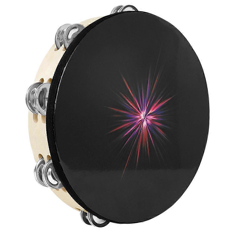 Portable Double Row Hand Drum Tambourine – Durable Musical Instrument for Dance, Education & Party Use – Safe Design for Kids