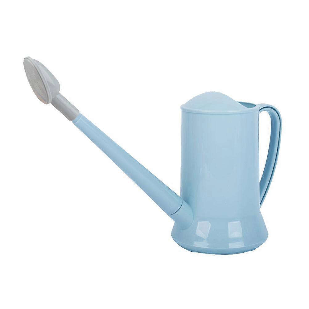 Garden Watering Pot Thickened Plastic Long Spout Watering Flowers Tools 1 Set Blue