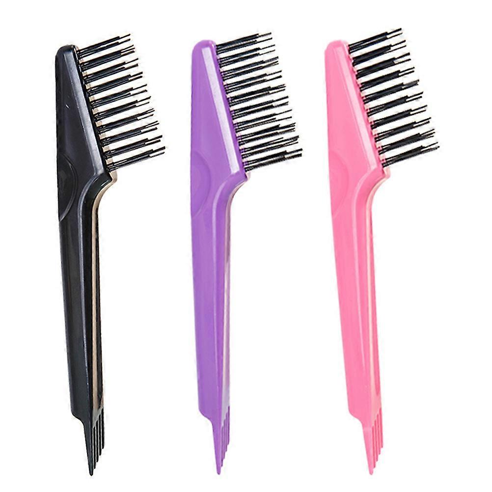 Worgeous 3pcs Hairbrush Cleaning Brush for Hair Tools Lint Remover Comb Cleaner Salon Supplies Rake Brush Cleaner for Home Use