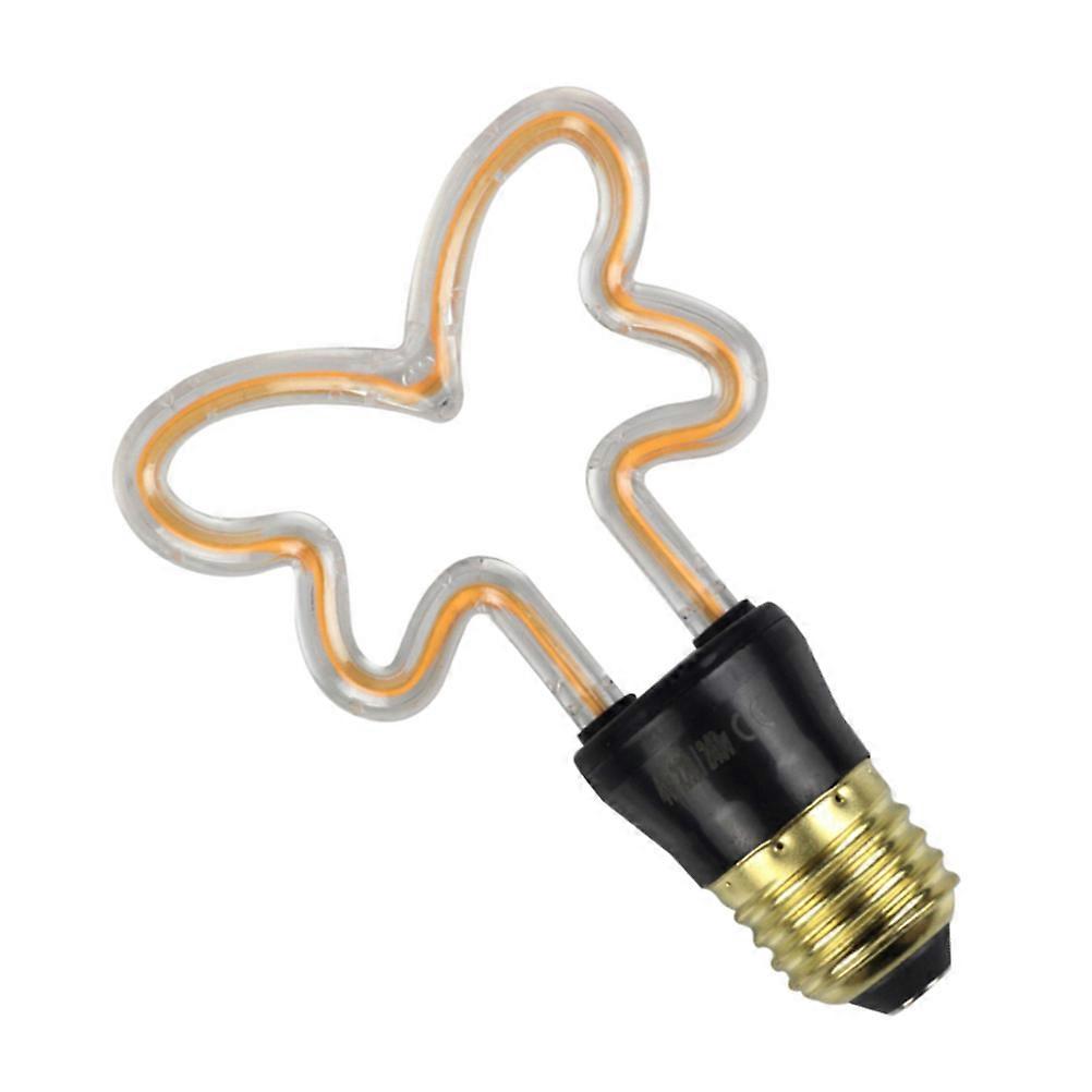 LED Light Bulbs Retro Bulb Lamp for Decoration 2Pcs Colorful Design