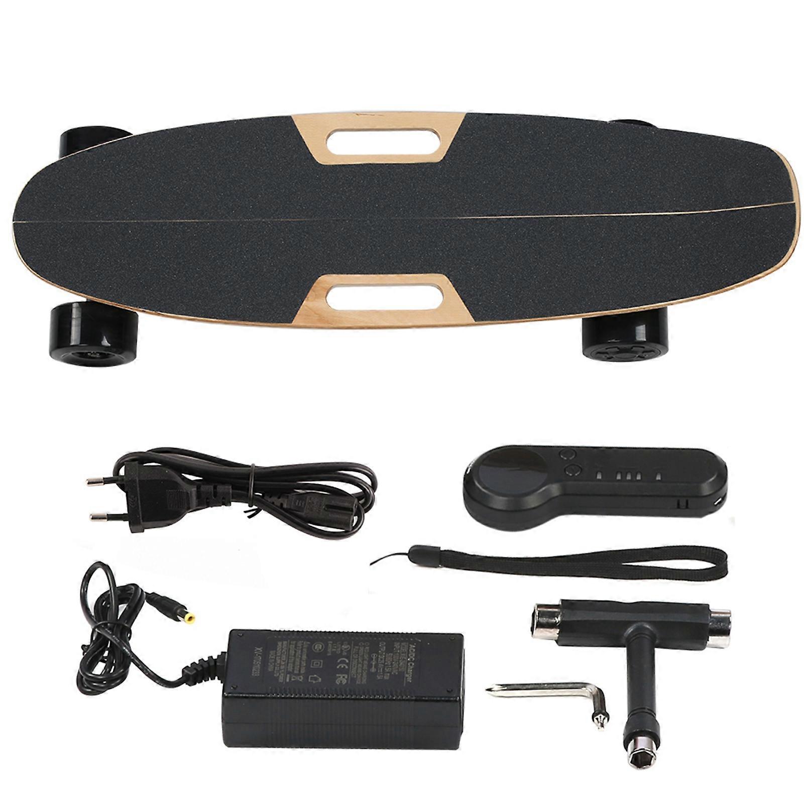 8-Layer Maple Deck Dual-Drive Electric Scooter with 4 Wheels, Portable & Removable, 110-240V Korea Plug