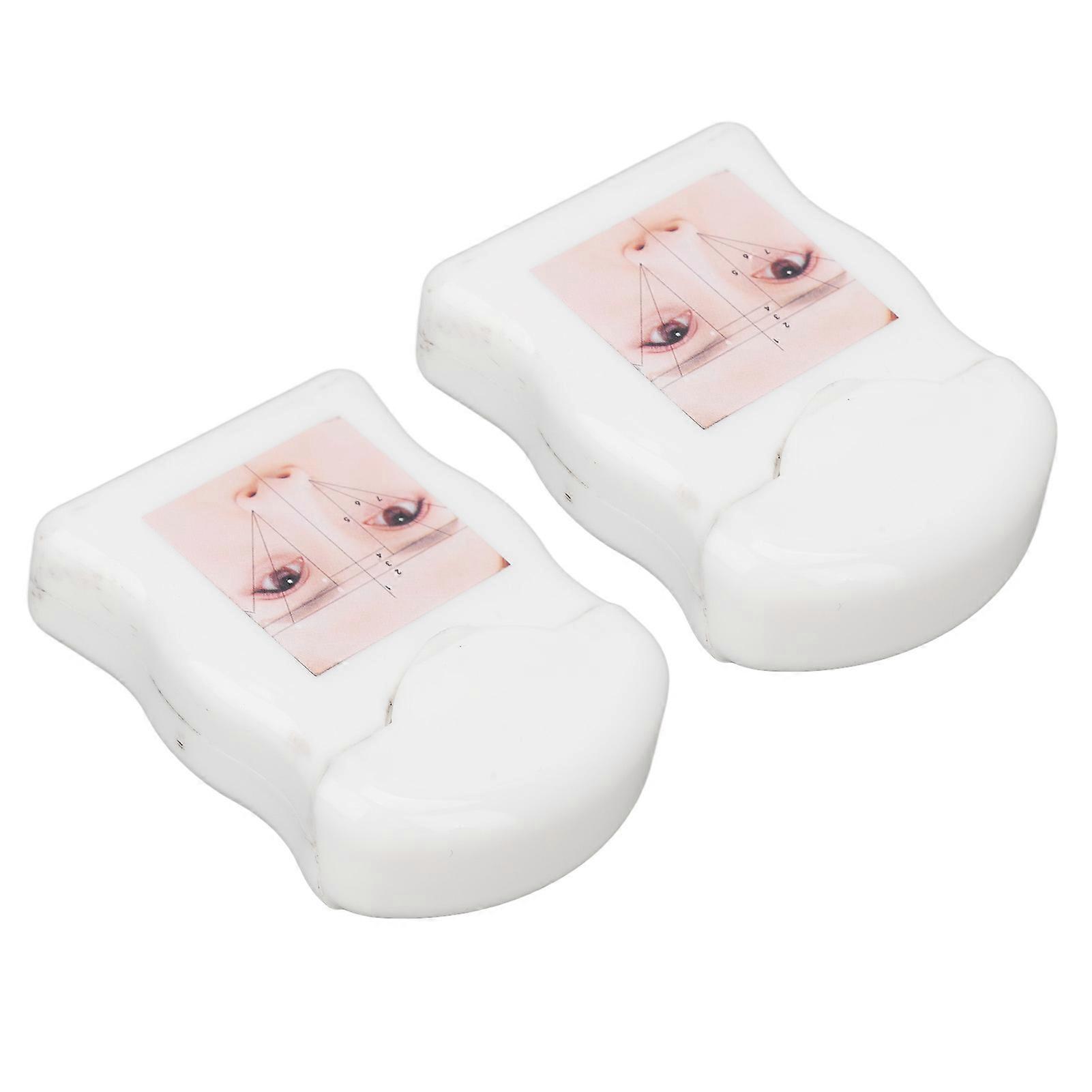 2pcs 65.6ft Pre Inked Brow Mapping String Professional Makeup Microblading Marking Thread Black 