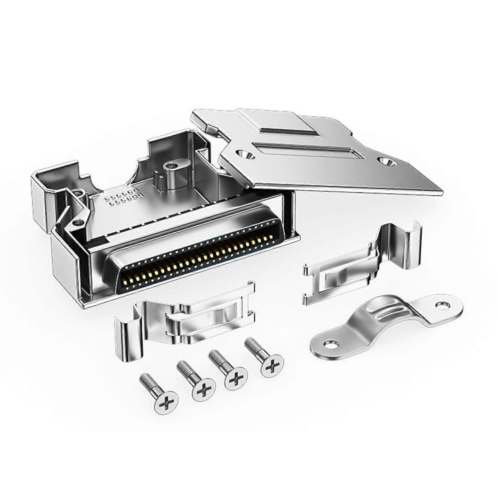 SCSI socket solder type CN14P/CN20P/CN26P/CN36P/CN50P/CN68P with tinned contacts, CN50 female