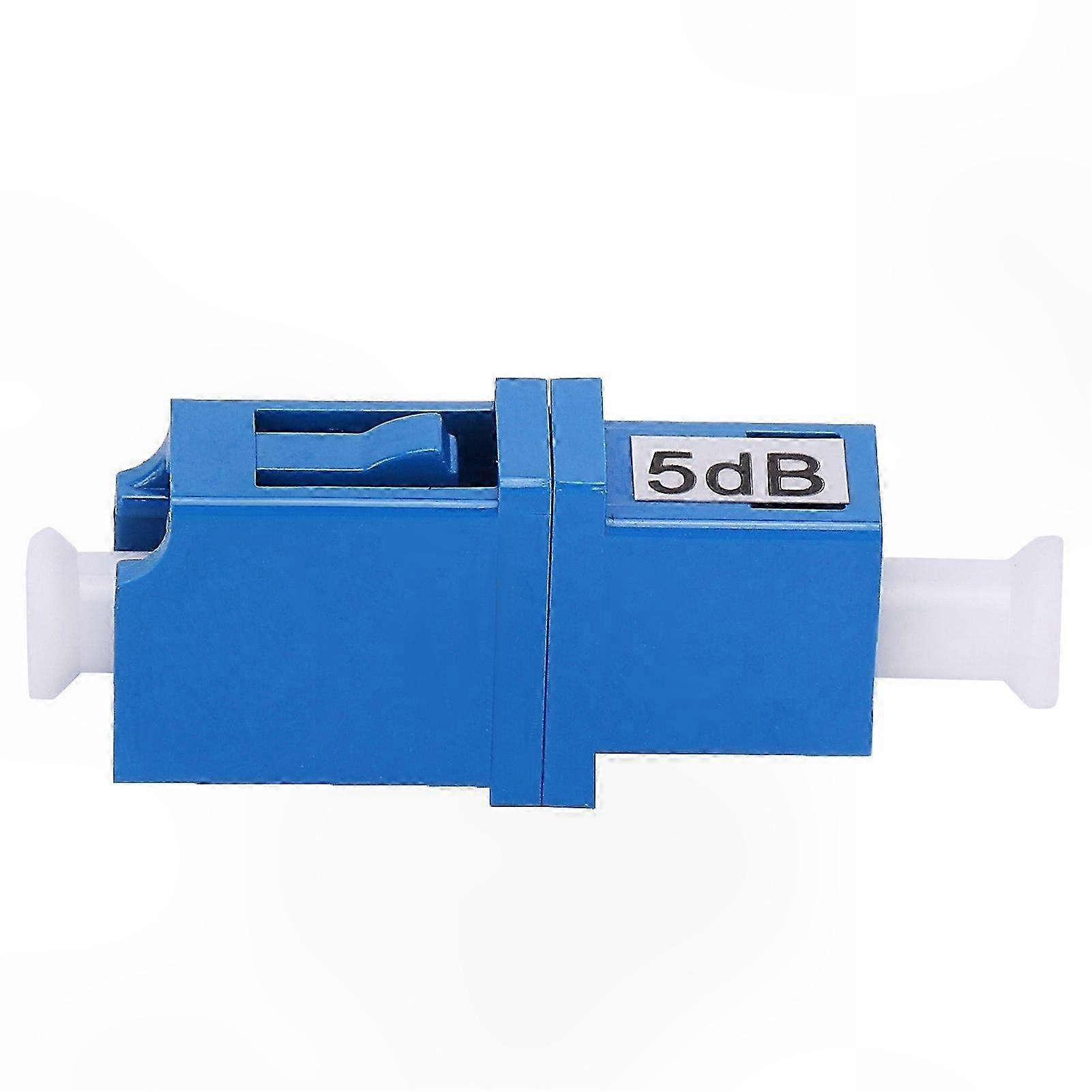 Single Mode Fiber Optic Attenuator LC/UPC 5dB Flange Adapter Coupler