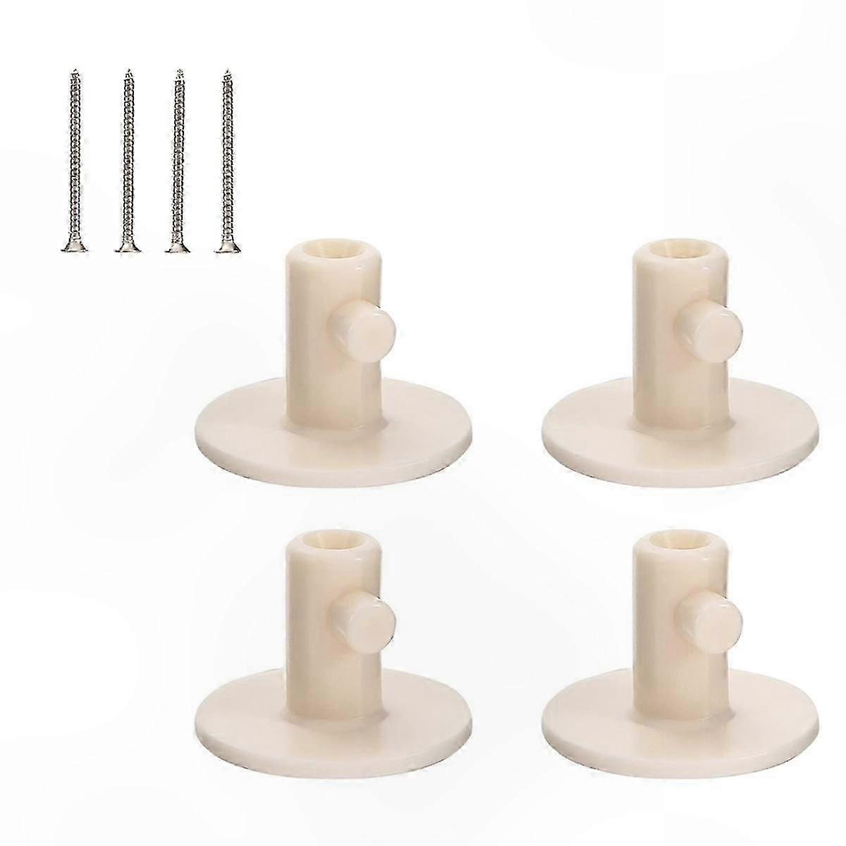 4-Piece Stand Mixer Accessory Holders, Screw-In Kitchen Storage Organizer for Mixer Attachments