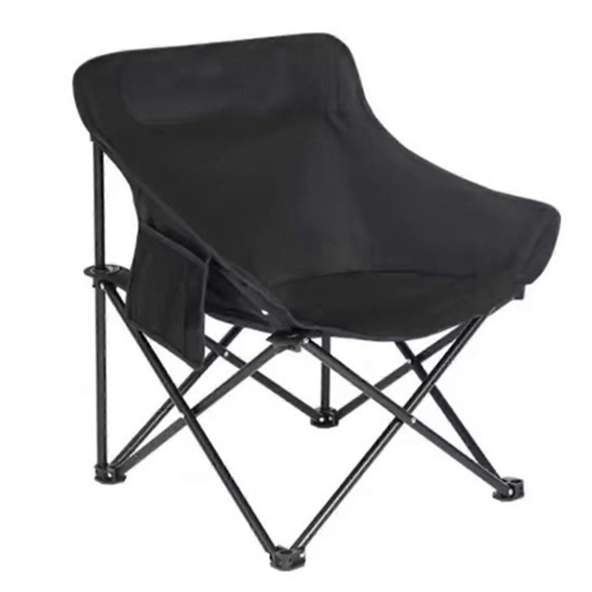 Portable Beach Chair Backrest Stool Lazy Moon Chair Outdoor A