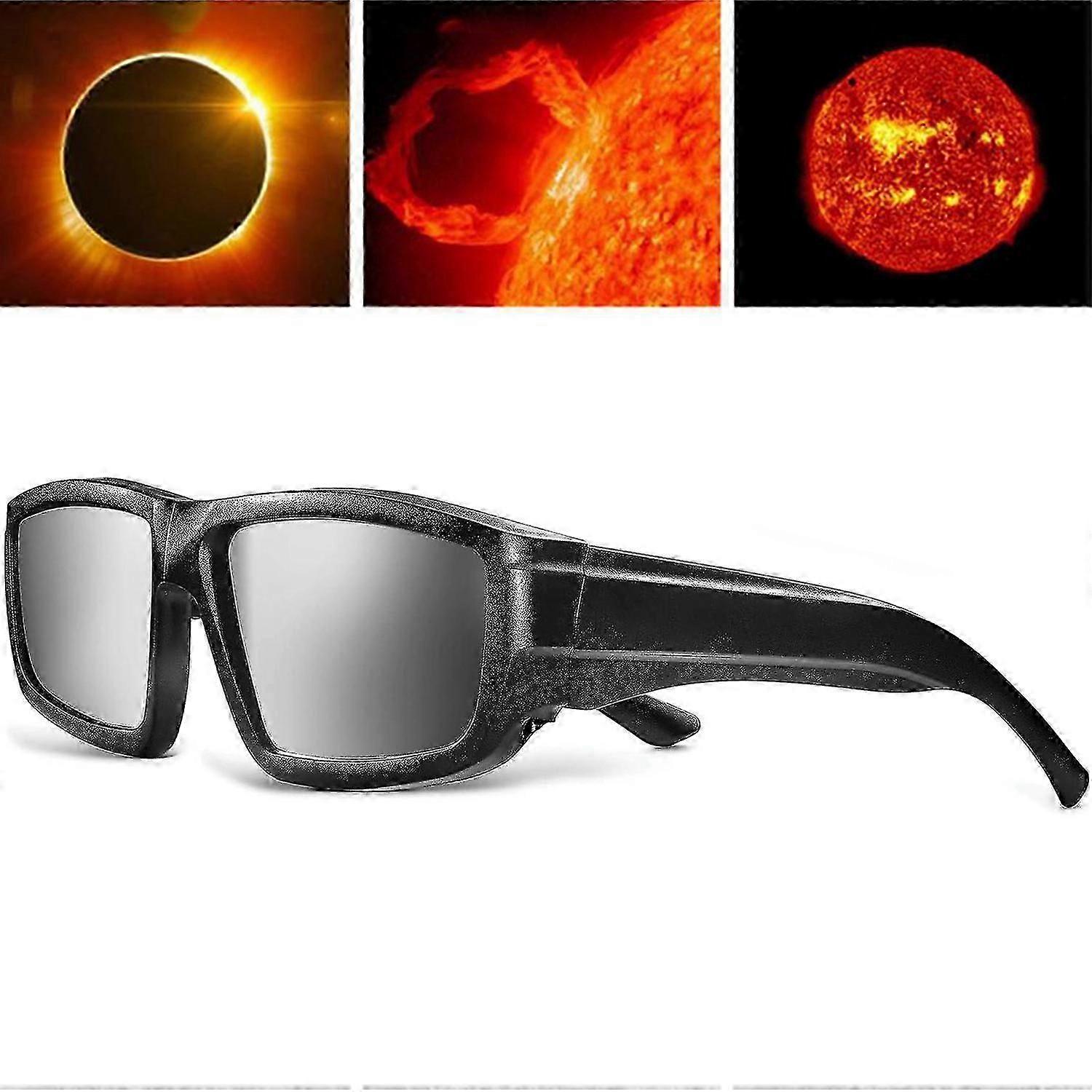 Solar Eclipse Glasses, Durable Plastic Eclipse Glasses for Direct Sun Viewing,New for 2024