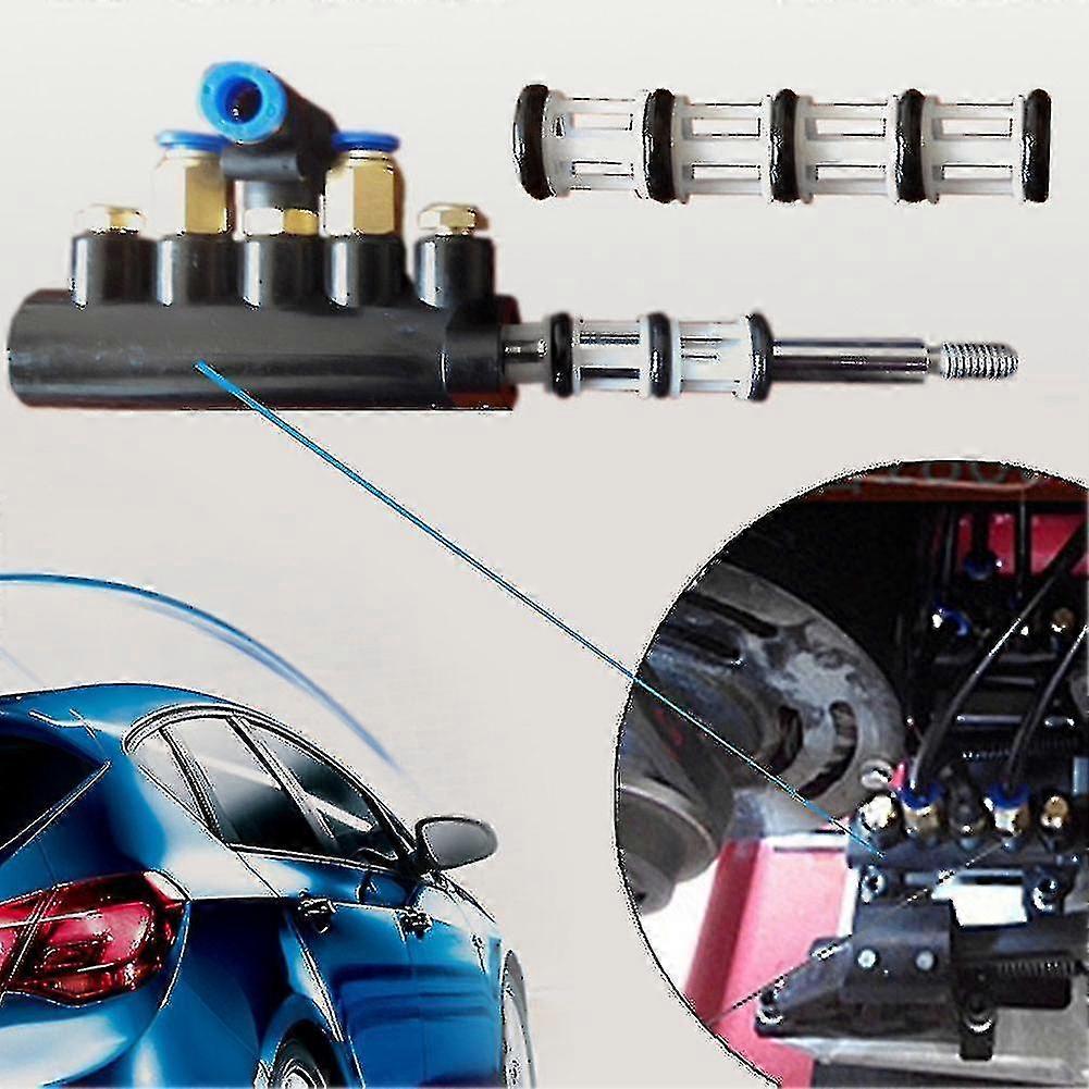 Five way valve for tire changer machine and air control pedal