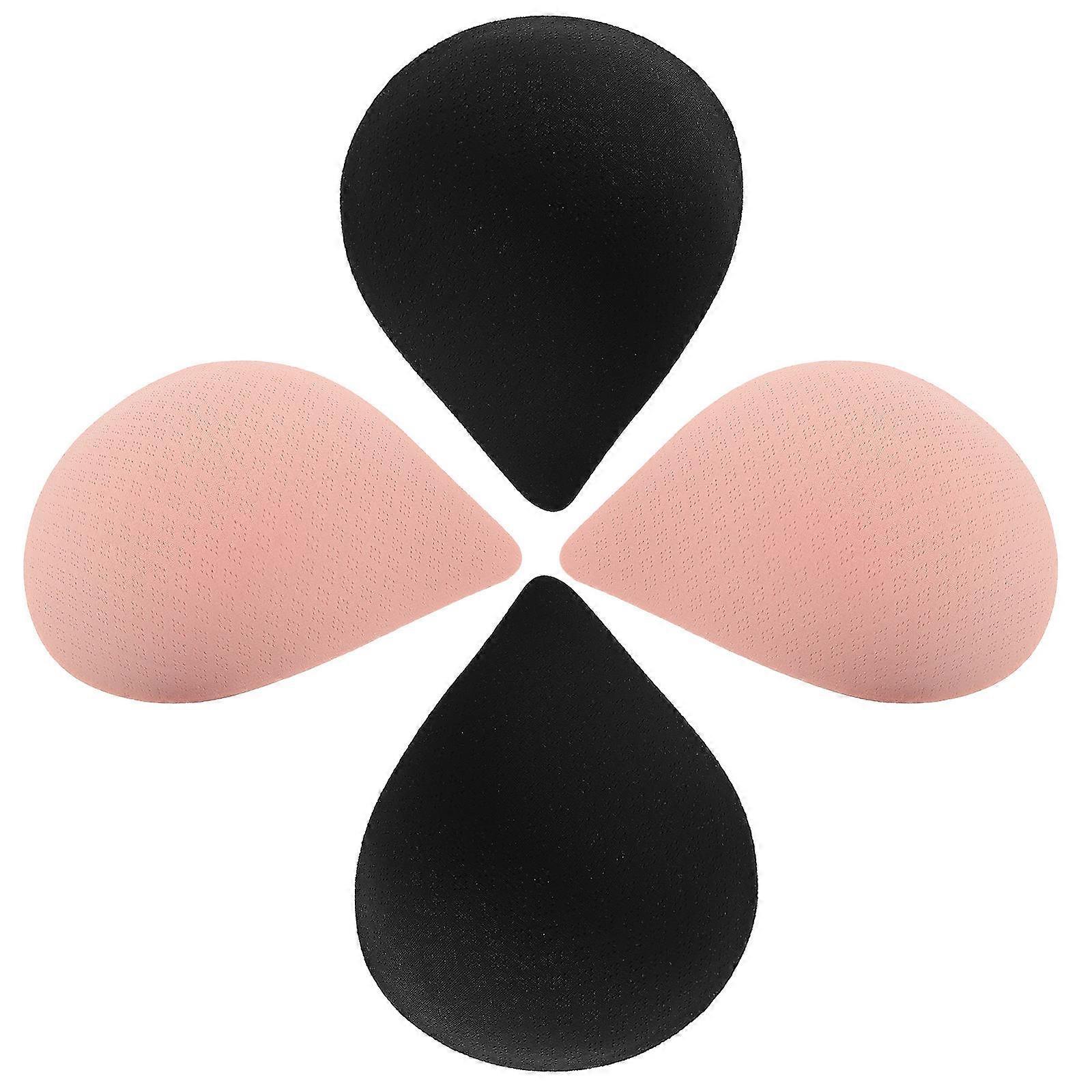 Latex Bra Pads Inserts for Women Comfortable Sports Cup Inner Cushion Assorted Color
