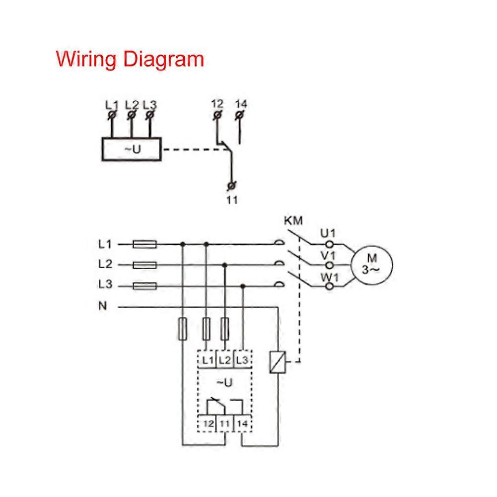 GRV8-05 3-Phase Voltage Monitoring Relay, DIN Rail, 10A