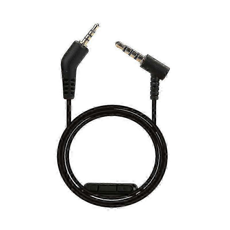 Replacement Audio Cable with Microphone for Bose QuietComfort QC 3 Headphones in Black Color Edition 0827