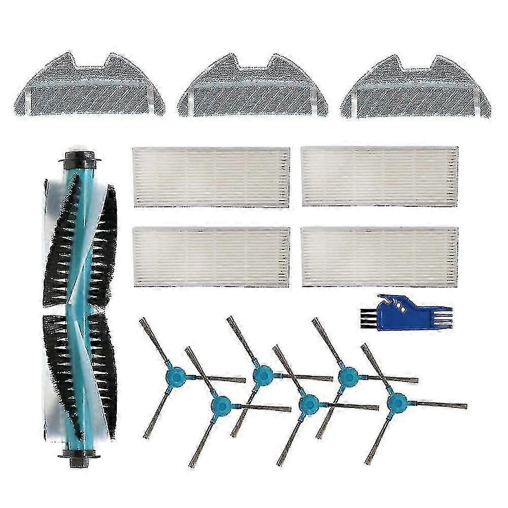 Accessory Compatible With Cecotec Conga 1490 Robot Vacuum Cleaner Spares Pack