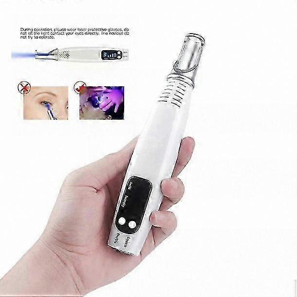 Blue/Red Light Therapy Device for Skin Mole and Freckle Treatment with Picosecond Laser Technology
