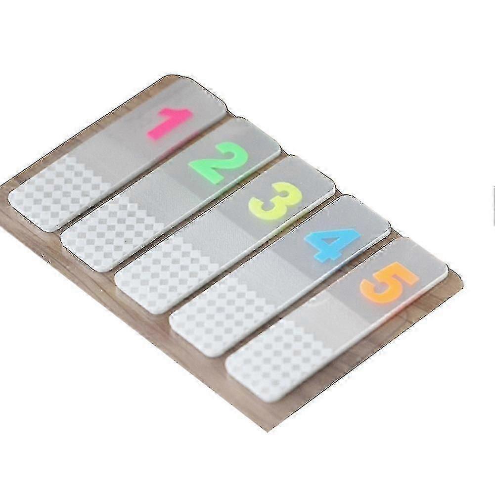 100 Pages Number Letter Symbol Stickers for School Supplies Memo Mini Sticky Notes