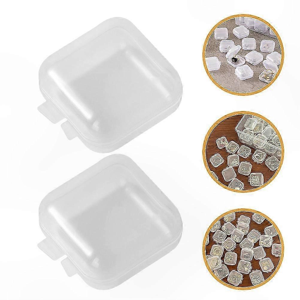 150 Pack Mini Storage Boxes for Earrings Rhinestones Accessories