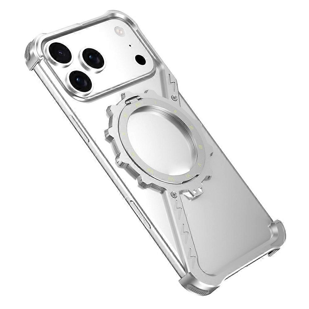 Compatible For iPhone 17 Pro Kickstand Case Compatible with MagSafe Z Shape Bumper Phone Cover