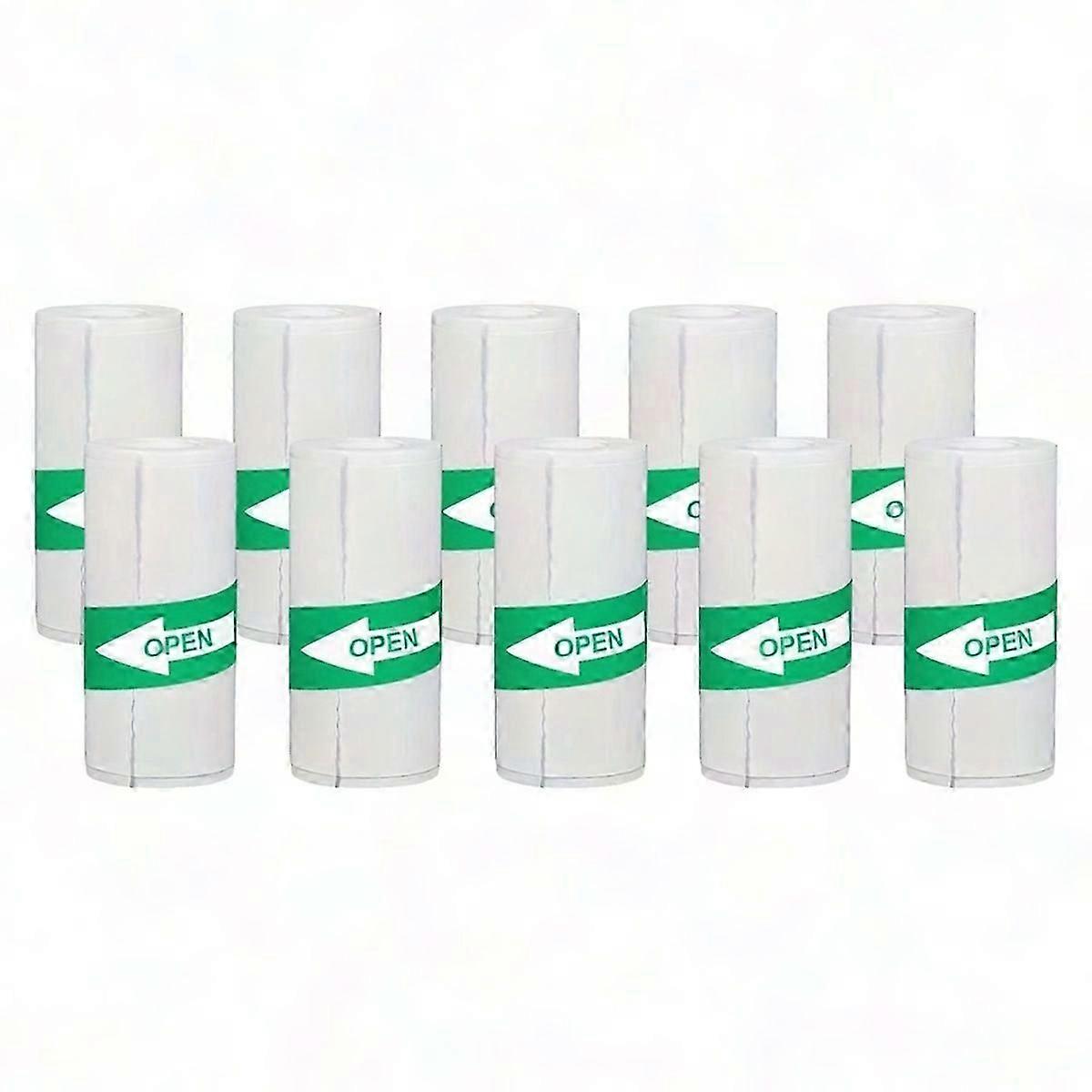 10pcs Mini Thermal Printer Sticker Paper Self-Adhesive Labels Black & White for All Printers Up to 5