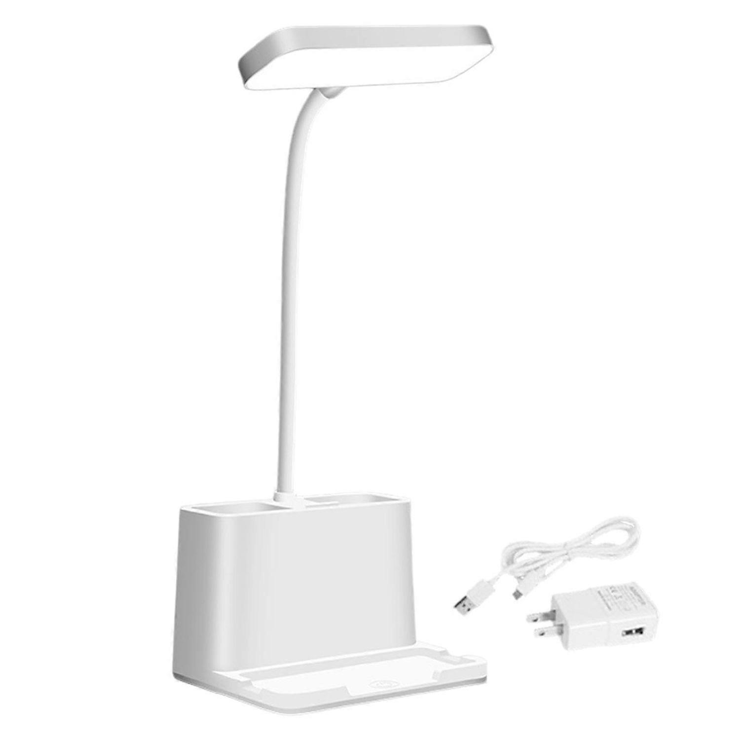 Desk Light, Home Desktop Led Desk Light, Stepless Dimming Touch Table Lamp, Rechargeable Table Lights With Foldable Multifunctional Dimmable Gooseneck