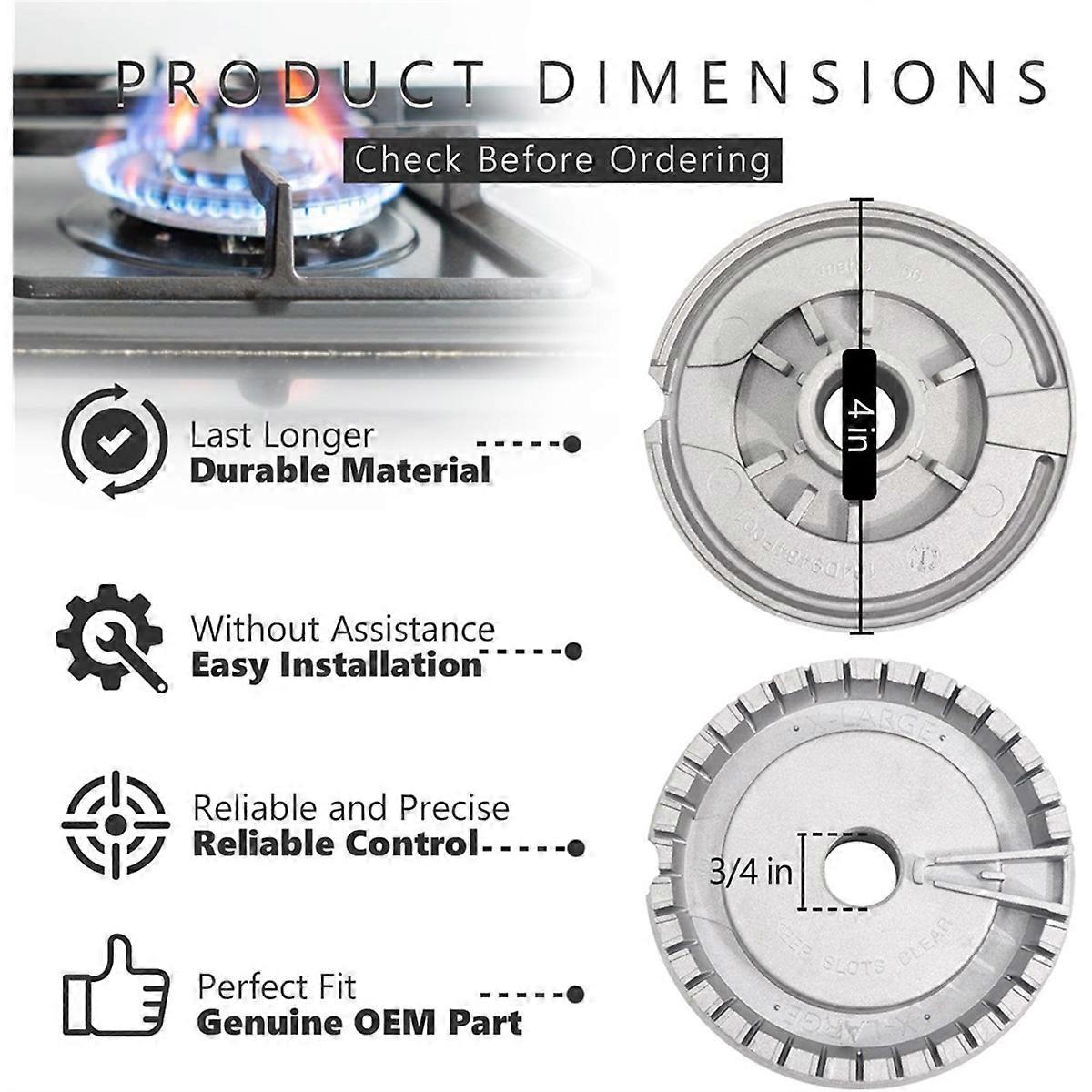 WB16X24722 Oven Gas Range Burner Base for and Replacement