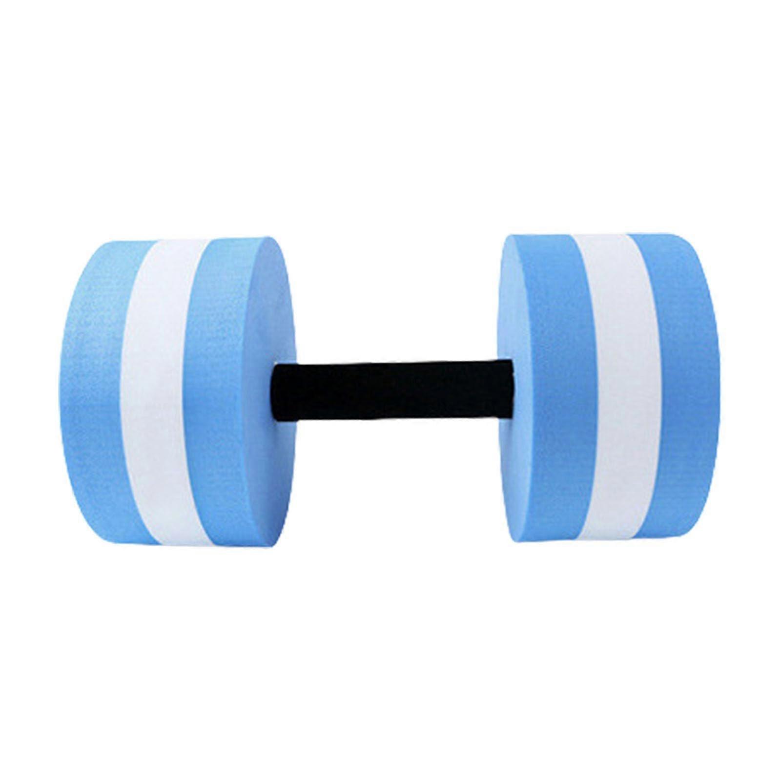 Water Dumbbells for Pool Exercise - Floating Aquatic Weights for Resistance Training, Adult Fitness Equipment, Blue