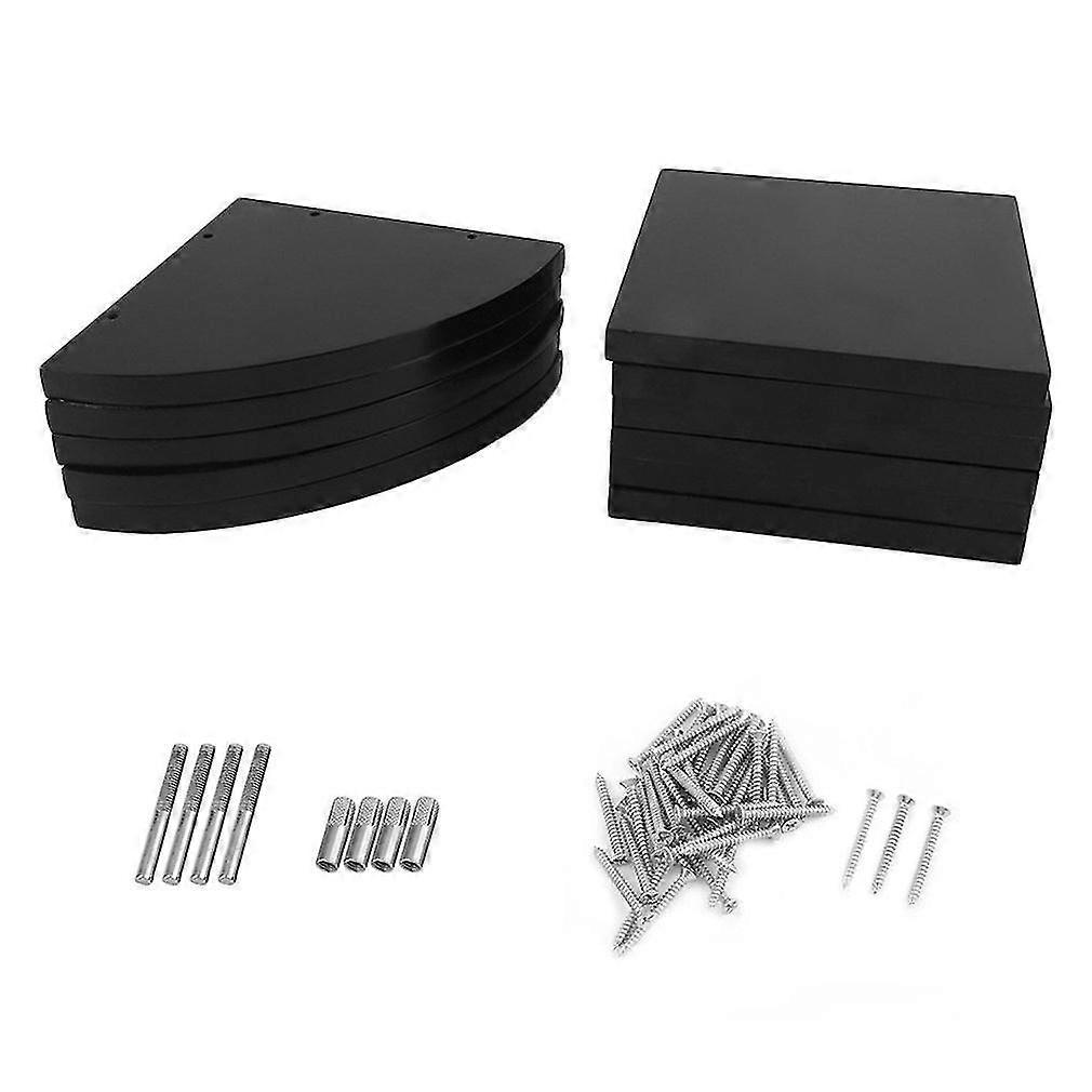 5 Layer Corner Shelf Wall Mounted Corner Shelves Display Storage Rack Holder