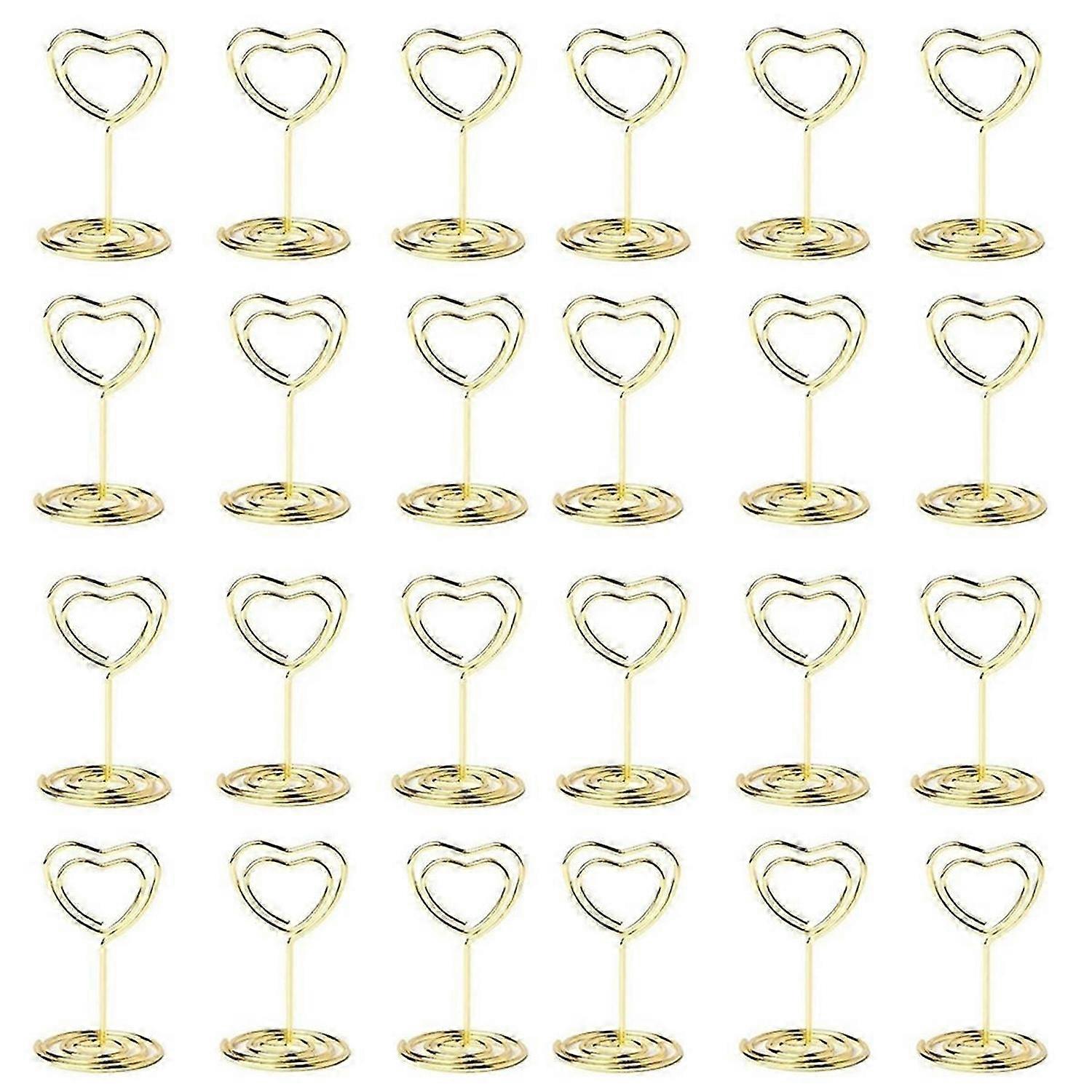 40PCS Table Number Holders Place Card Holder Cards Stand
