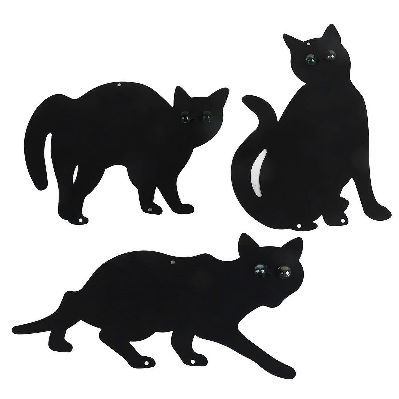 3 x Mental Scarers Cats Stop Pest Control Get Rid Pests Garden Scarer