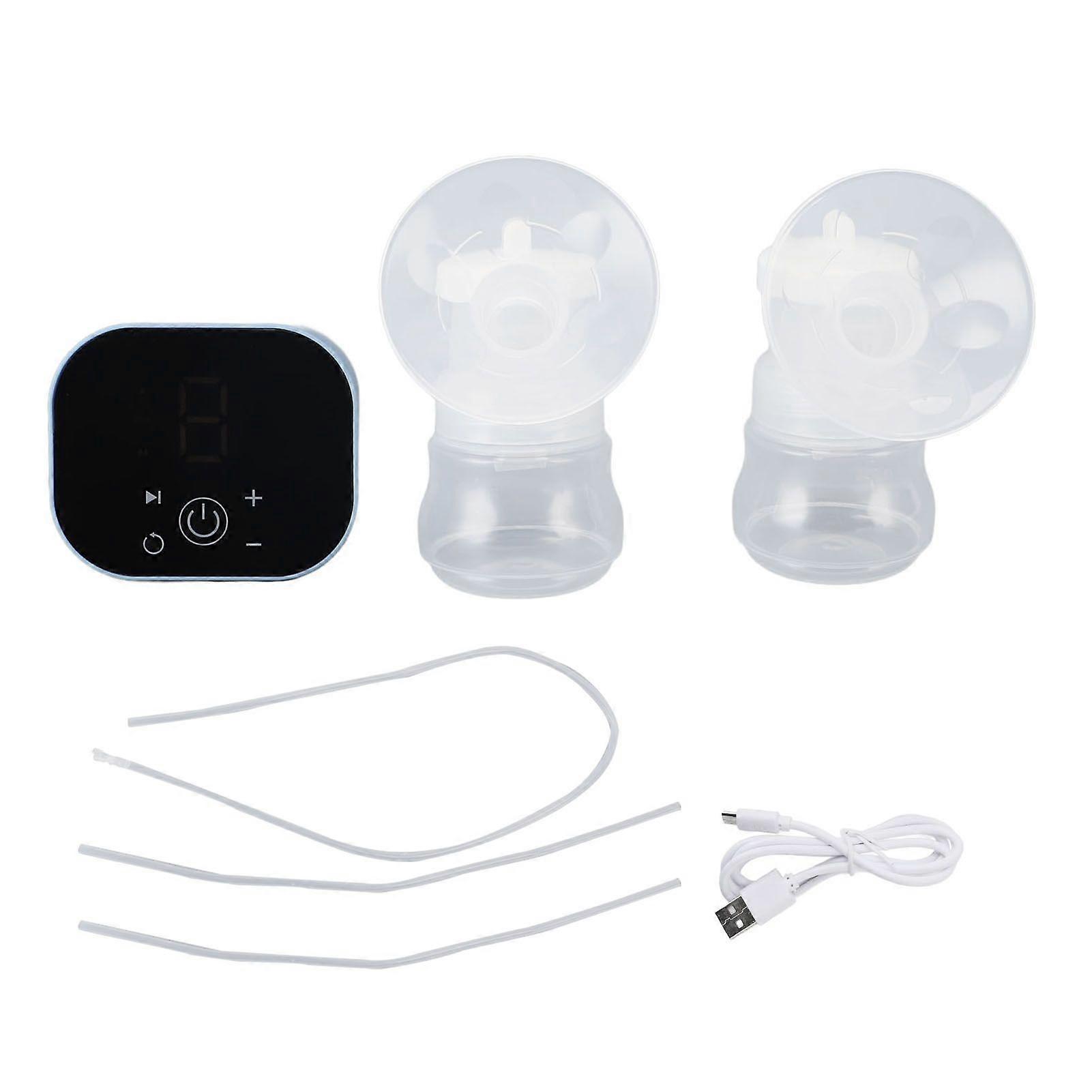 Double Electric Bust Pump Wearable Adjustable 9 Gears Timing Electric Chest Feeding Pump