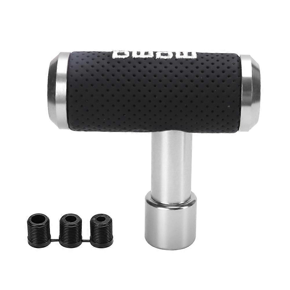Universal T-Shaped Car Gear Shift Knob (Silver)