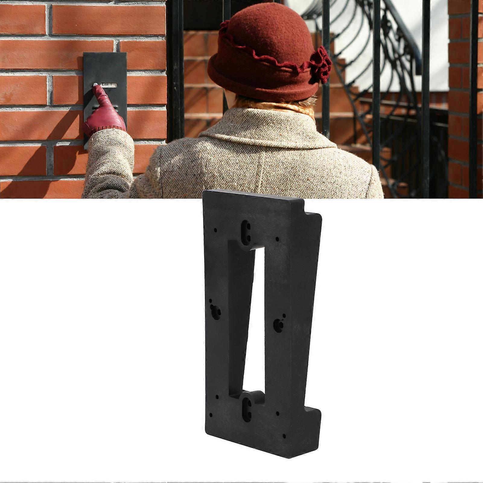 Multifunctional Soft Fixation Video Doorbell Mount Bracket Black
