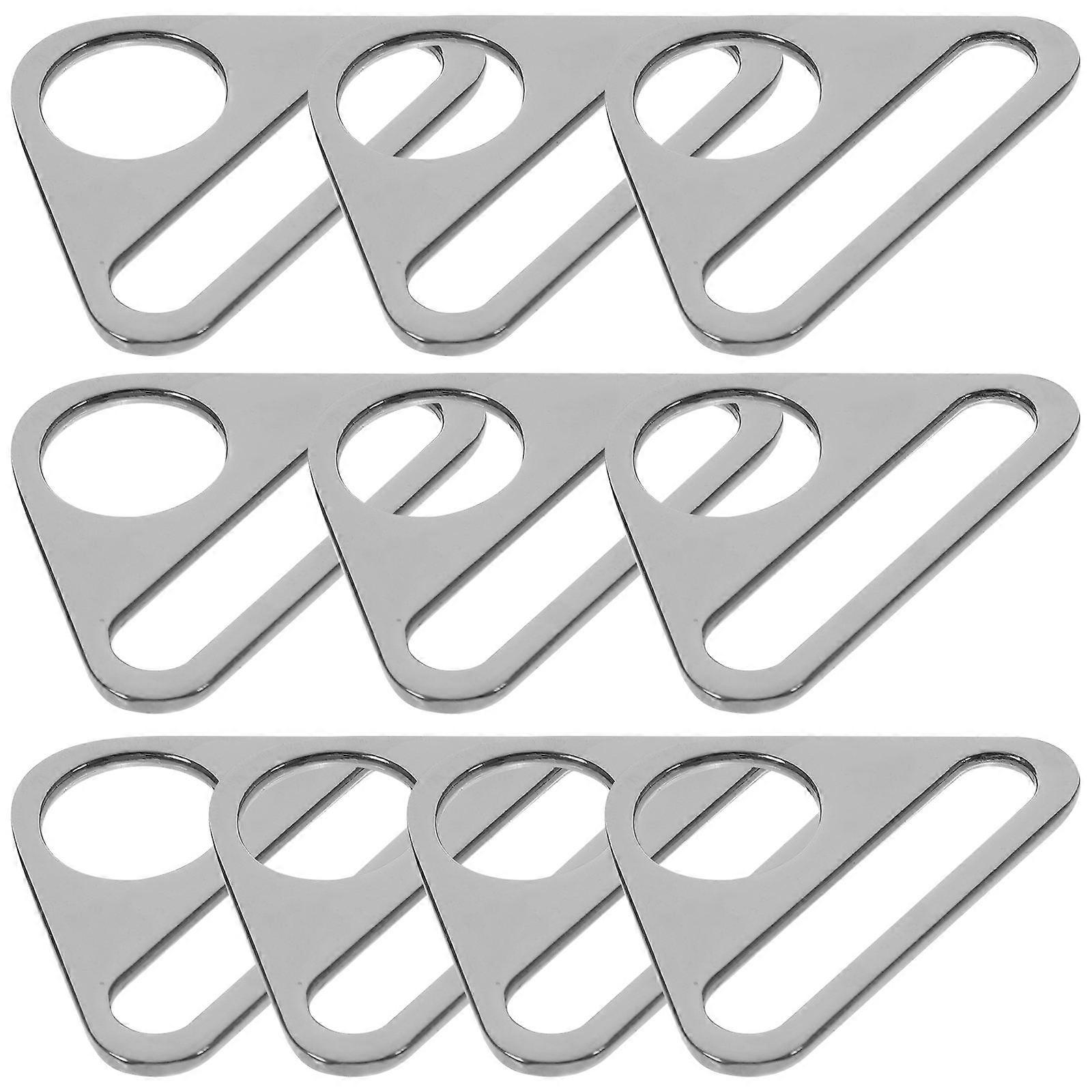 Durable Zinc Alloy Innerwear Adjustment Buckles for Daily Use 10Pcs