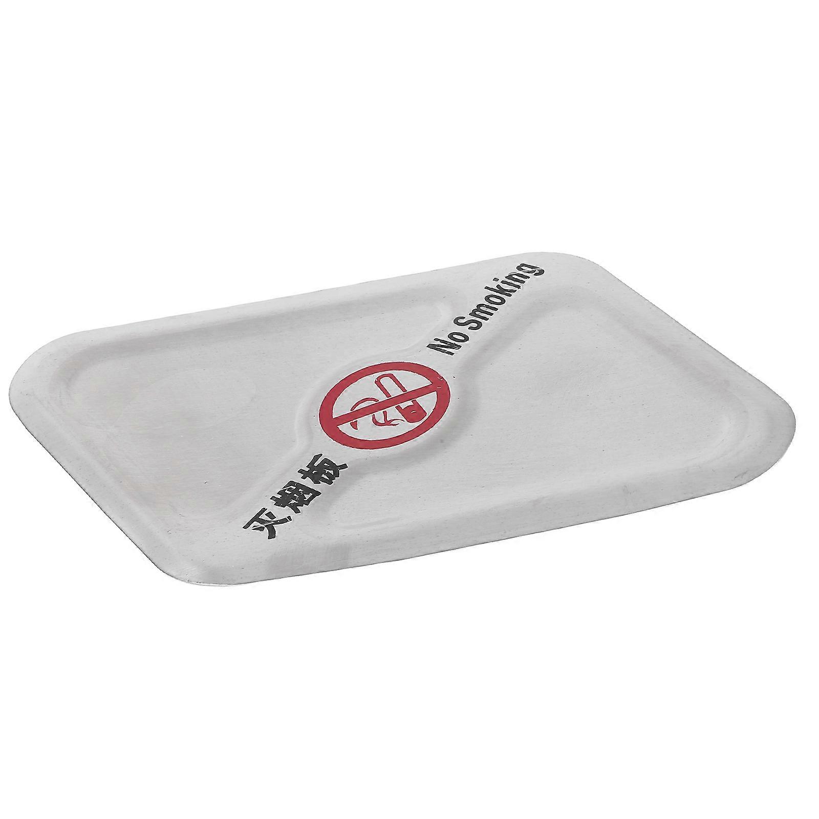 Heavy-Duty Metal Ashtray for Trash Can Outdoor Use 5Pcs Receptacle