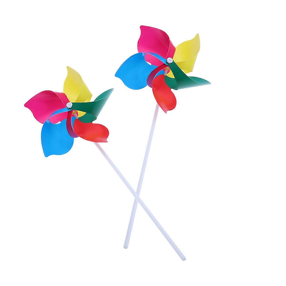 Colorful Plastic Windmill for Playing 20Pcs Windmill Toys for Children