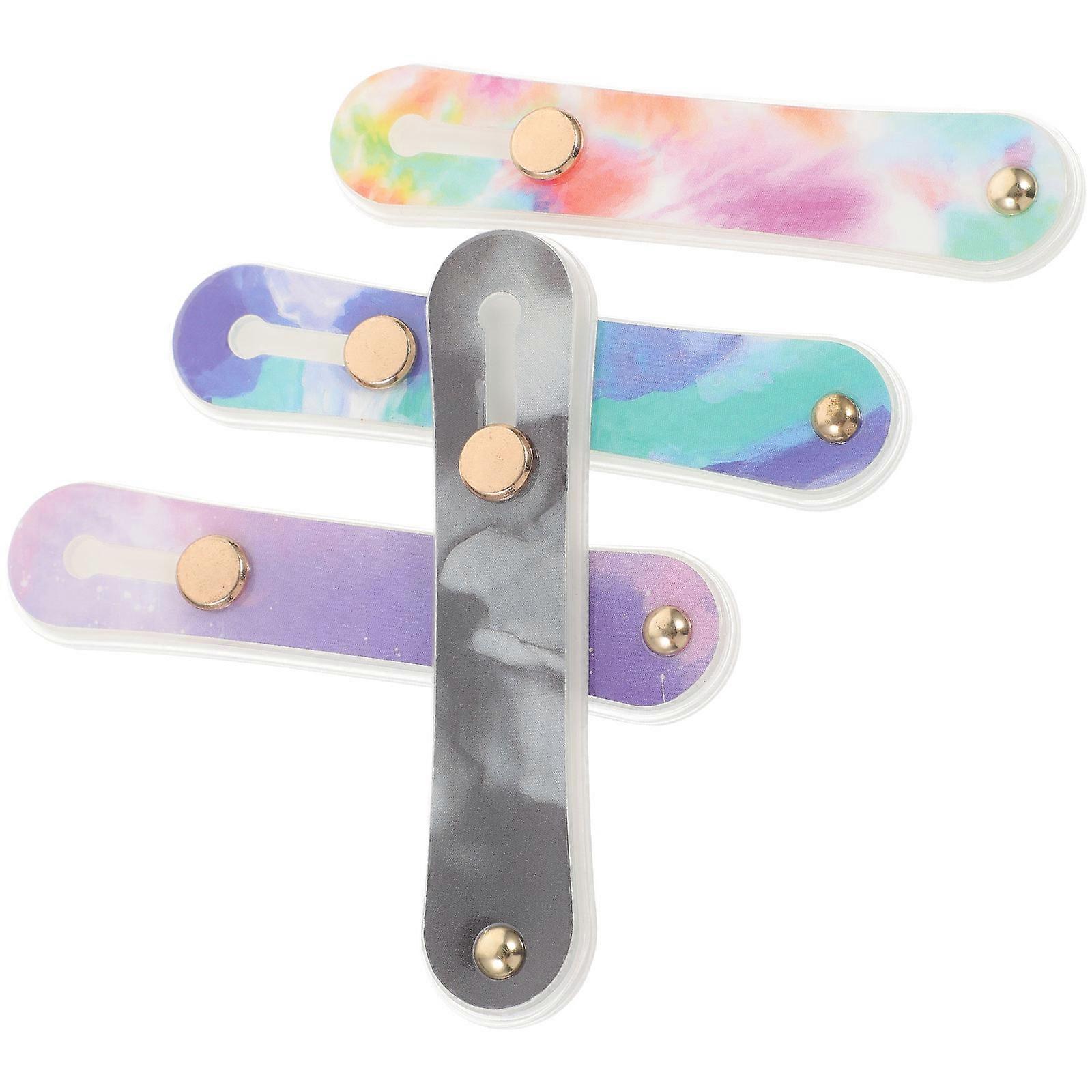Plastic Phone Finger Strap Grip for Storage Use 4Pcs Durable Holder