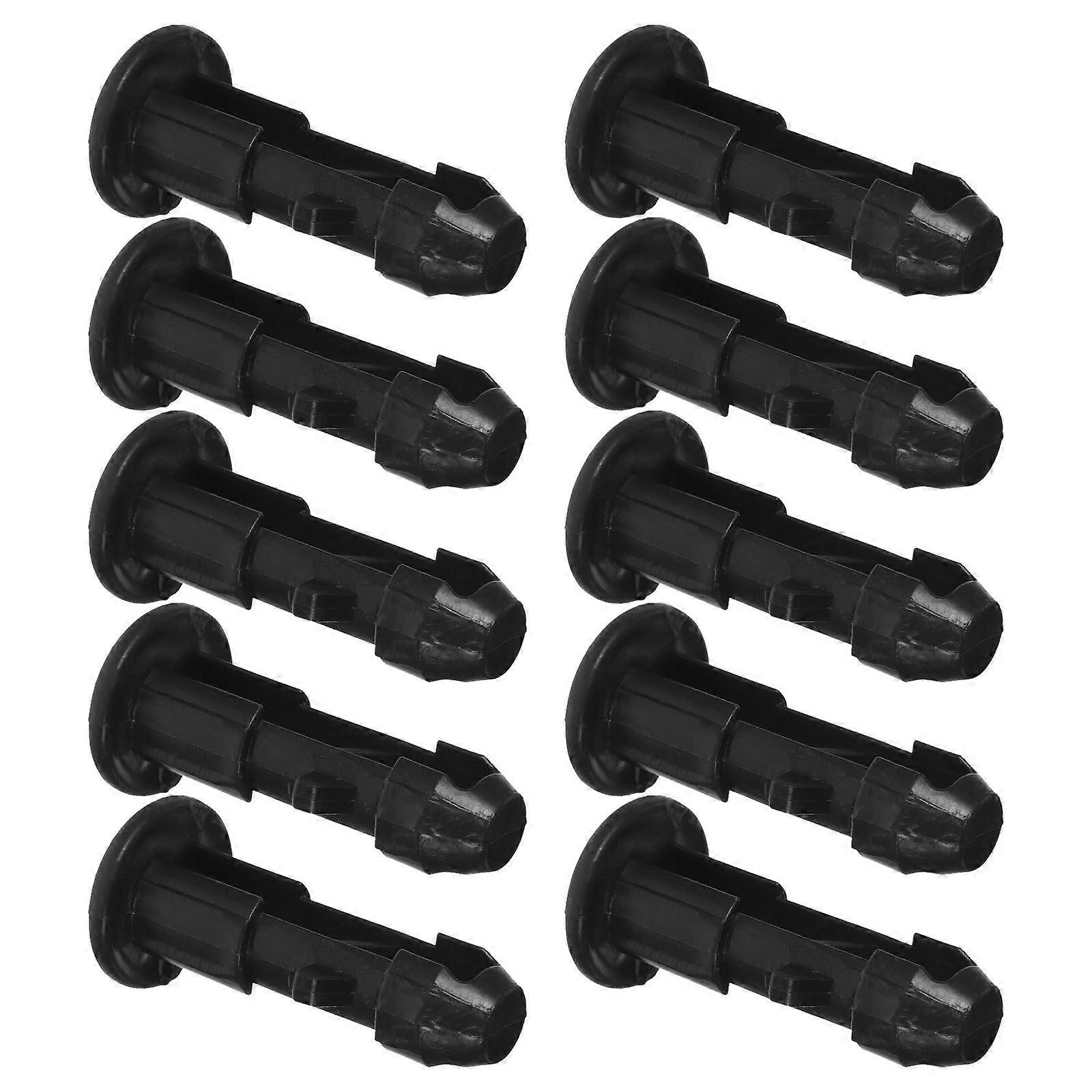 Black Plastic Trash Can Lid Latch for 50Pcs Heavy Duty Replacement