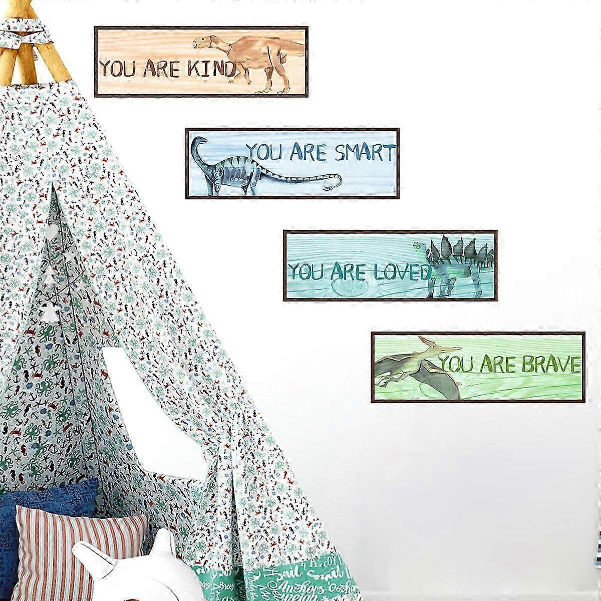Watercolor Dinosaur Poster, Wall Decals, Dcoration Chambre