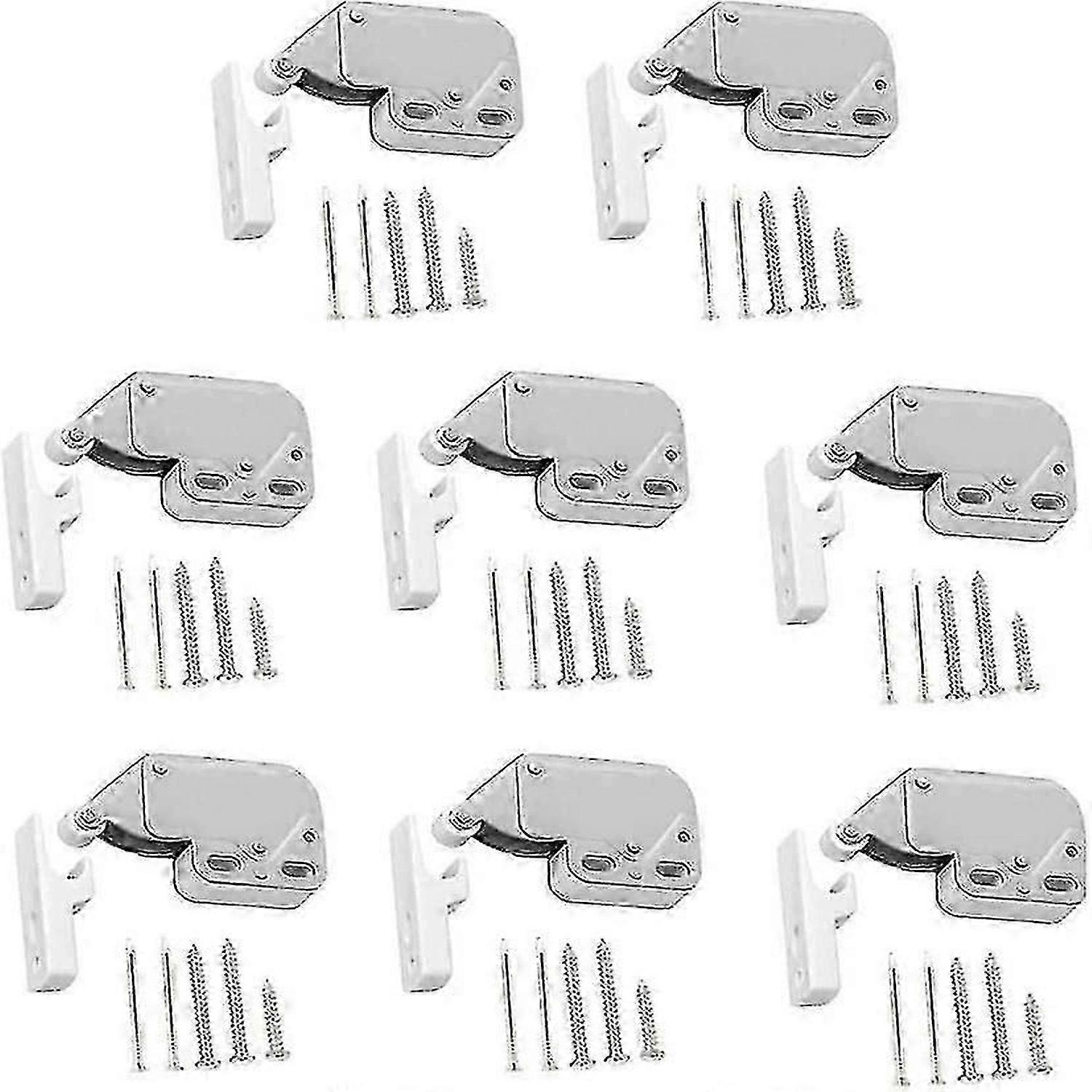Spring Latch Cabinet Door Push Latches White Push Latch Push Latch Spring Cabinet Lock Mini Latch Cabinet Push To Open For Cabinet Doors With Push To