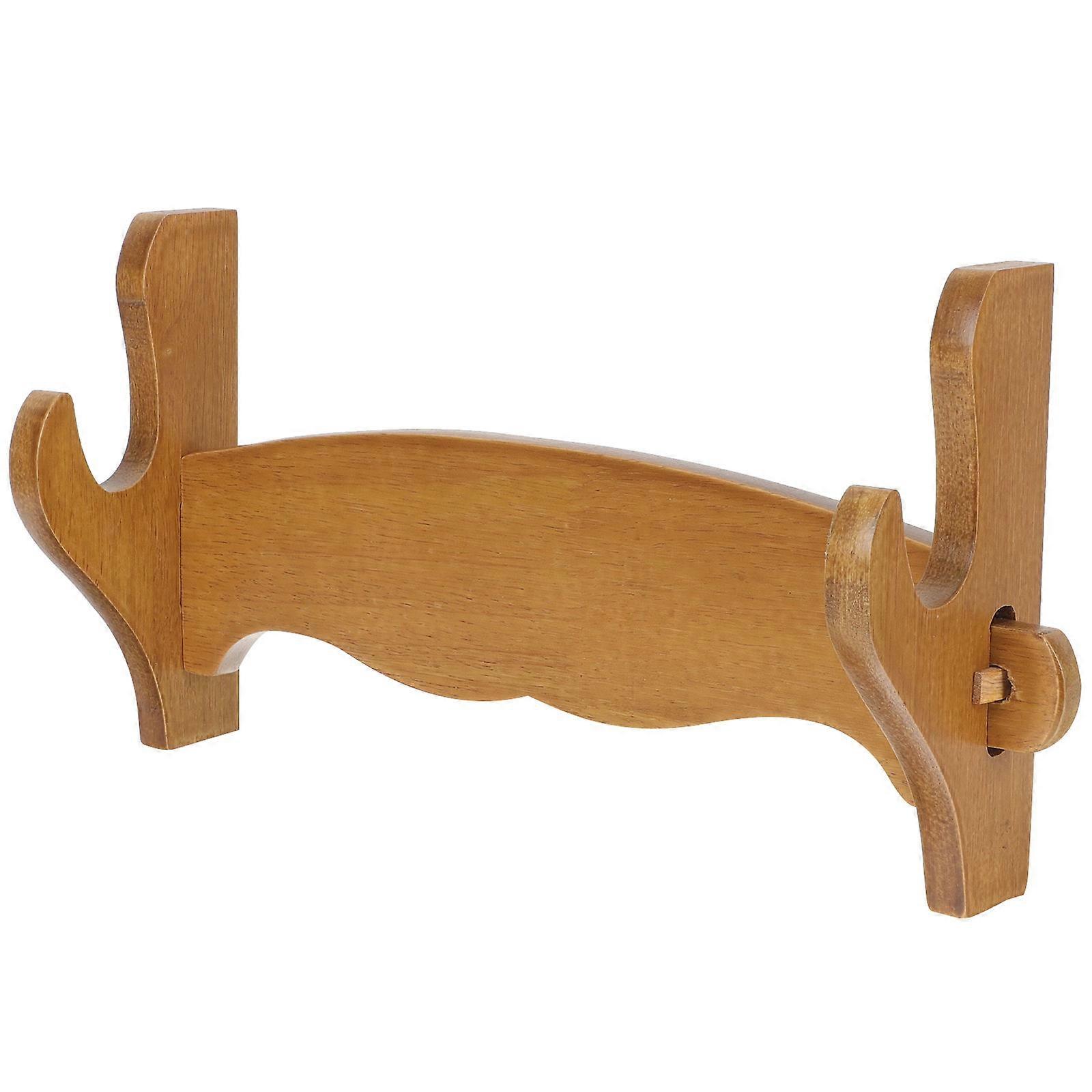 Wall Mounted Sword Stand Wooden Rack for Sword Storage 5Pcs Pack